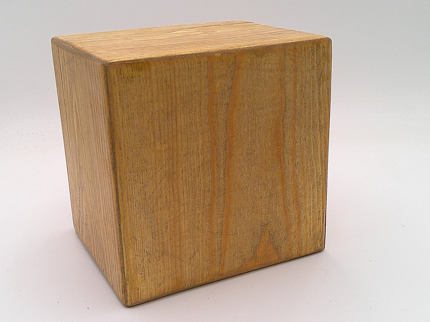 Handcrafted Wooden Urn: Tribal Artisan Design