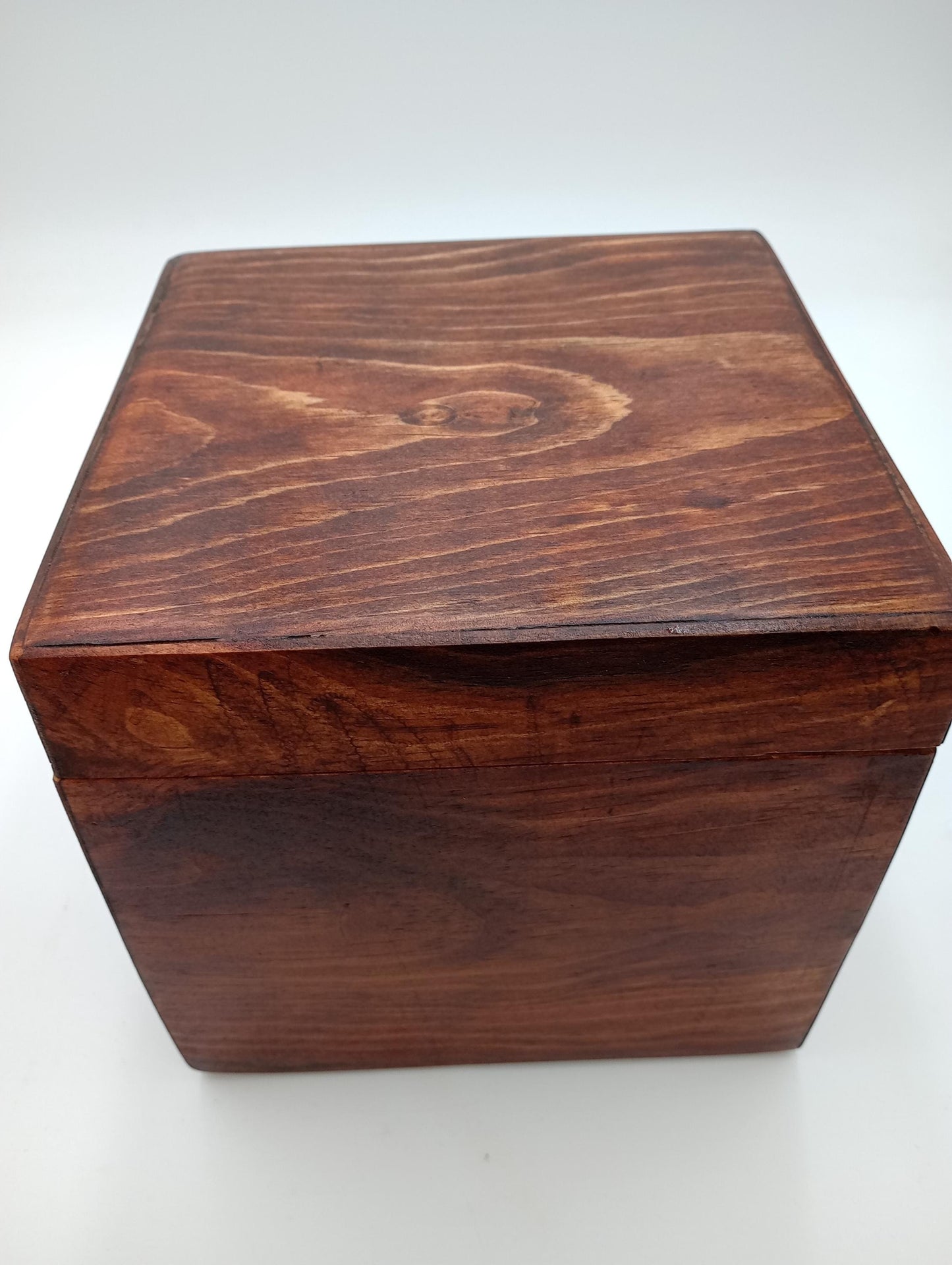 Handcrafted Wooden Urn: Tribal Artisan Design