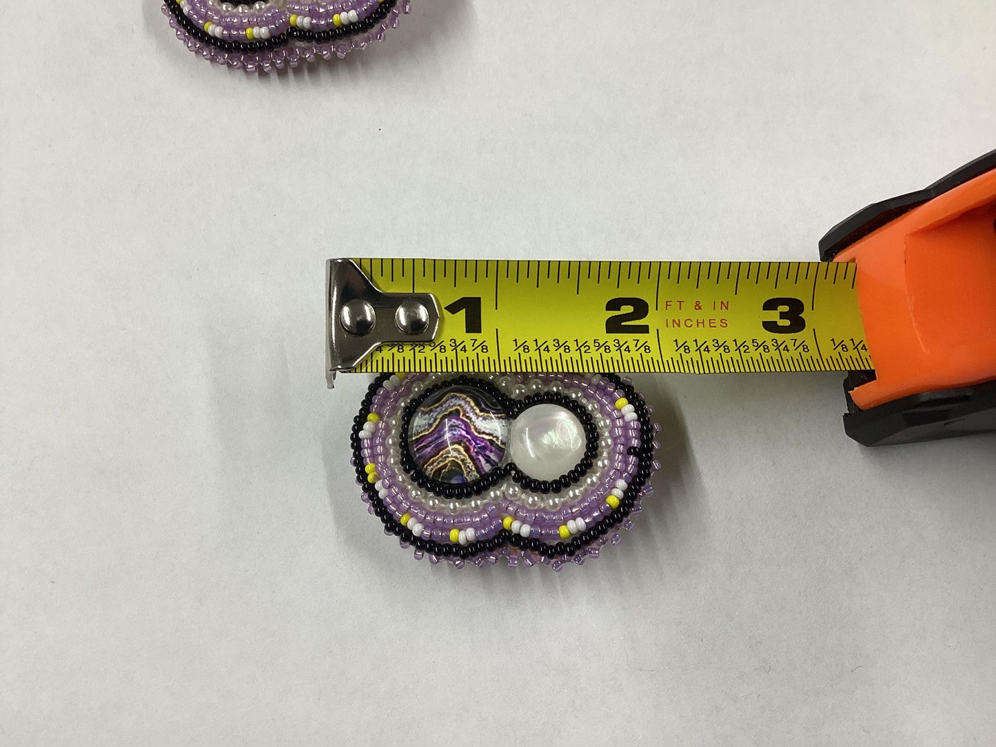 Hand Beaded Earrings - Authentic Ojibwe Anishinaabe Beadwork