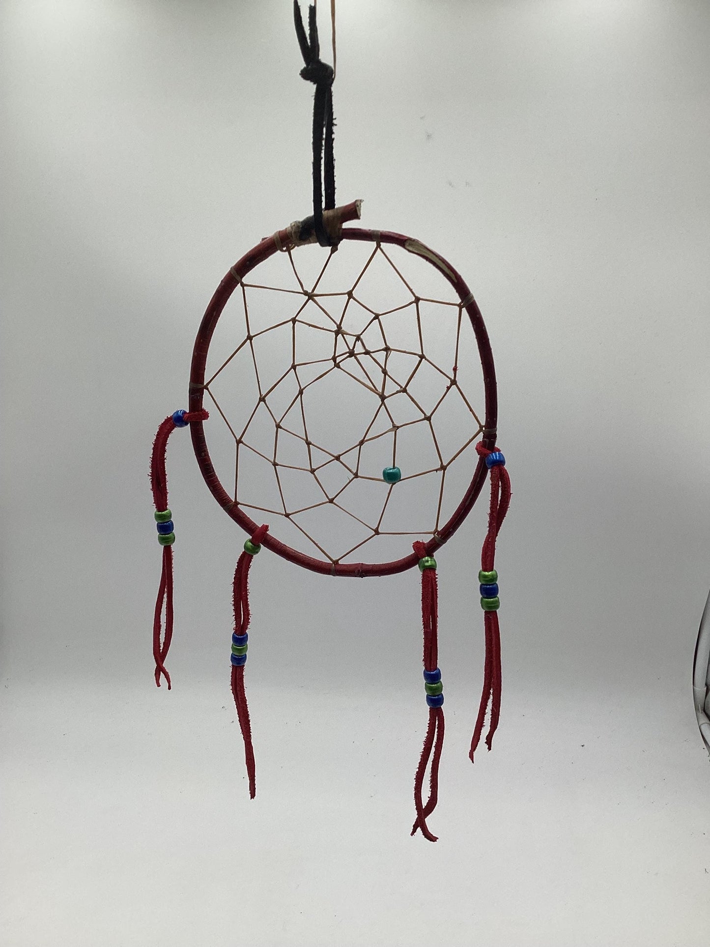 Authentic Handmade Red Willow Dream Catcher - Anishinaabe/Ojibwe