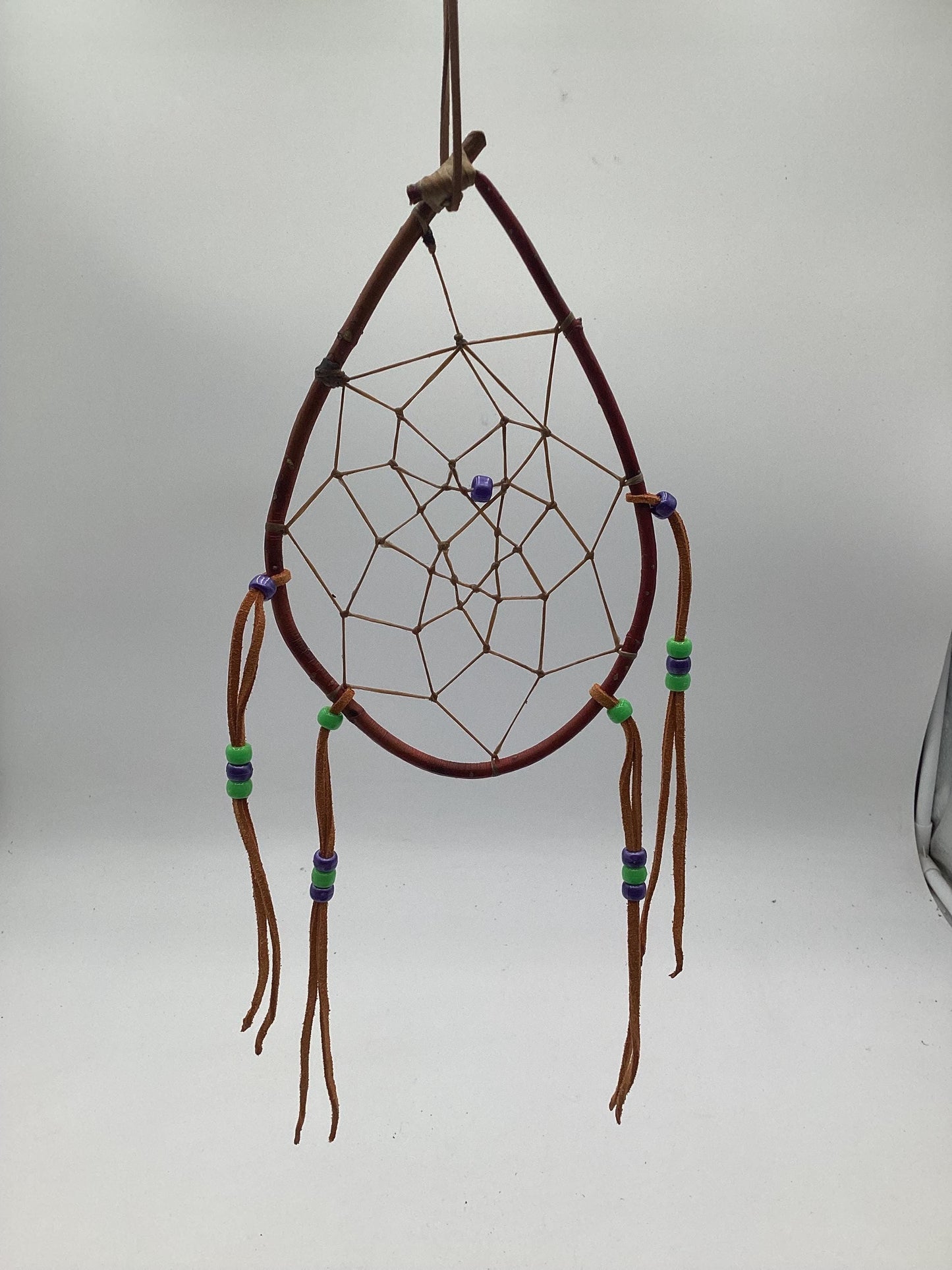Authentic Handmade Red Willow Dream Catcher - Anishinaabe/Ojibwe