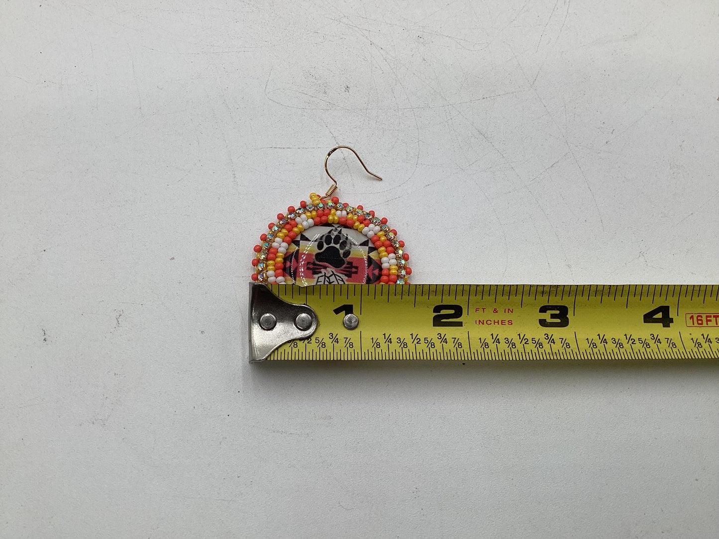 Hand Beaded Indigenous Earrings: Anishinaabe/Ojibwe Beadwork