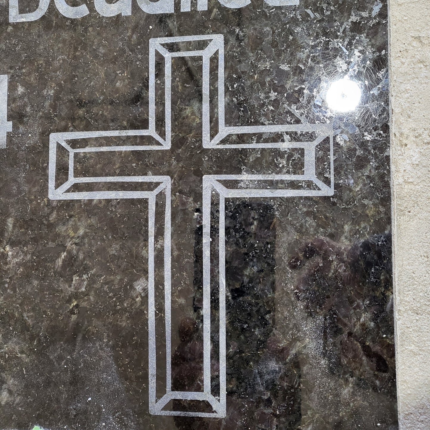 Burial Stone - Customized Granite and Concrete Grave Marker - Onsite PIck-up only