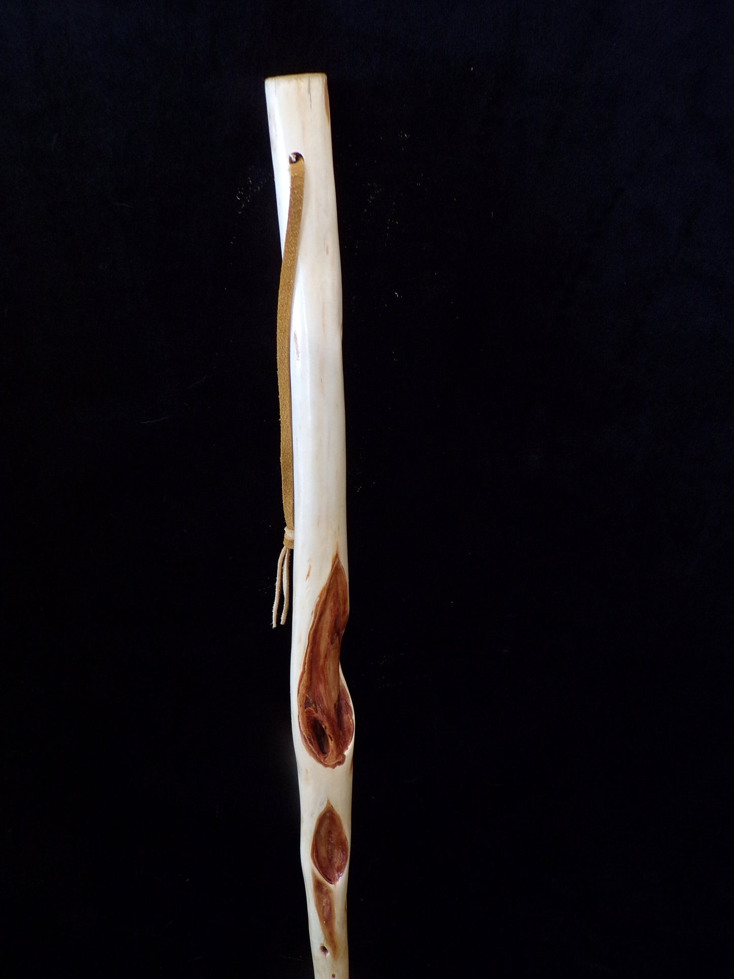 Hand Carved Diamond Willow Walking Stick - Anishinaabe Made