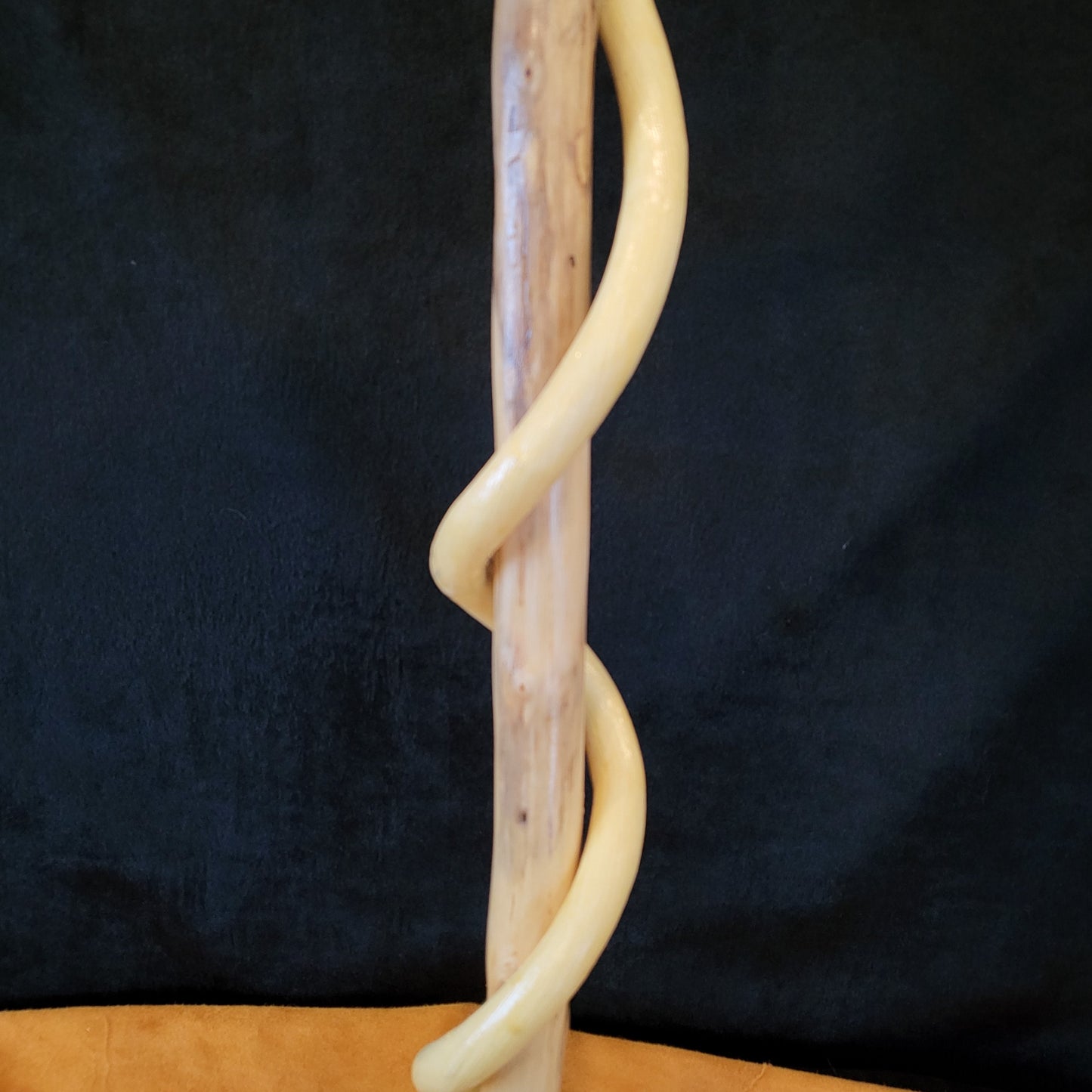 36 Inch Vined Wooden Cane - Anishinaabe Made