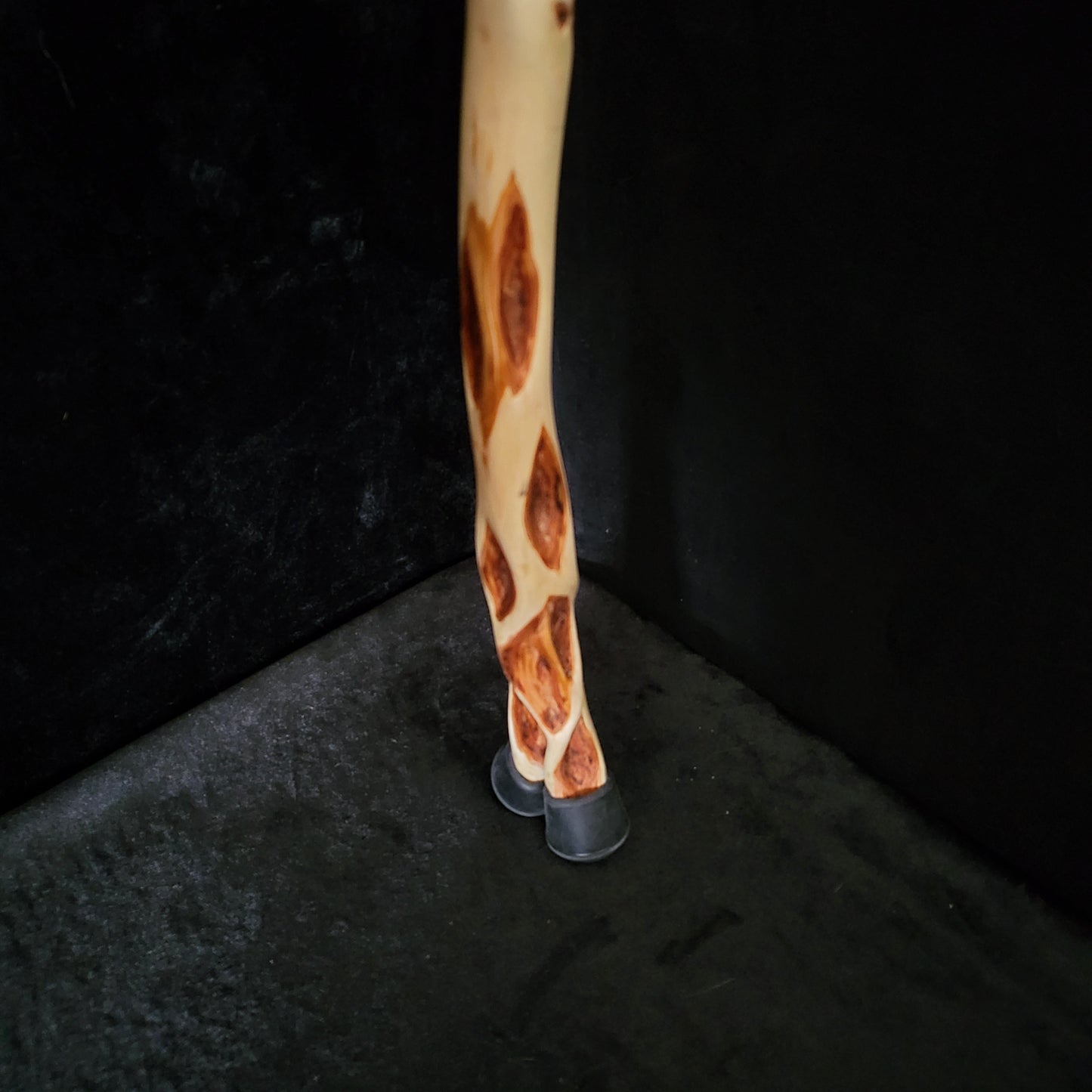 Hand Carved Diamond Willow Hiking Staff - Ojibwe Made - 52 Inch