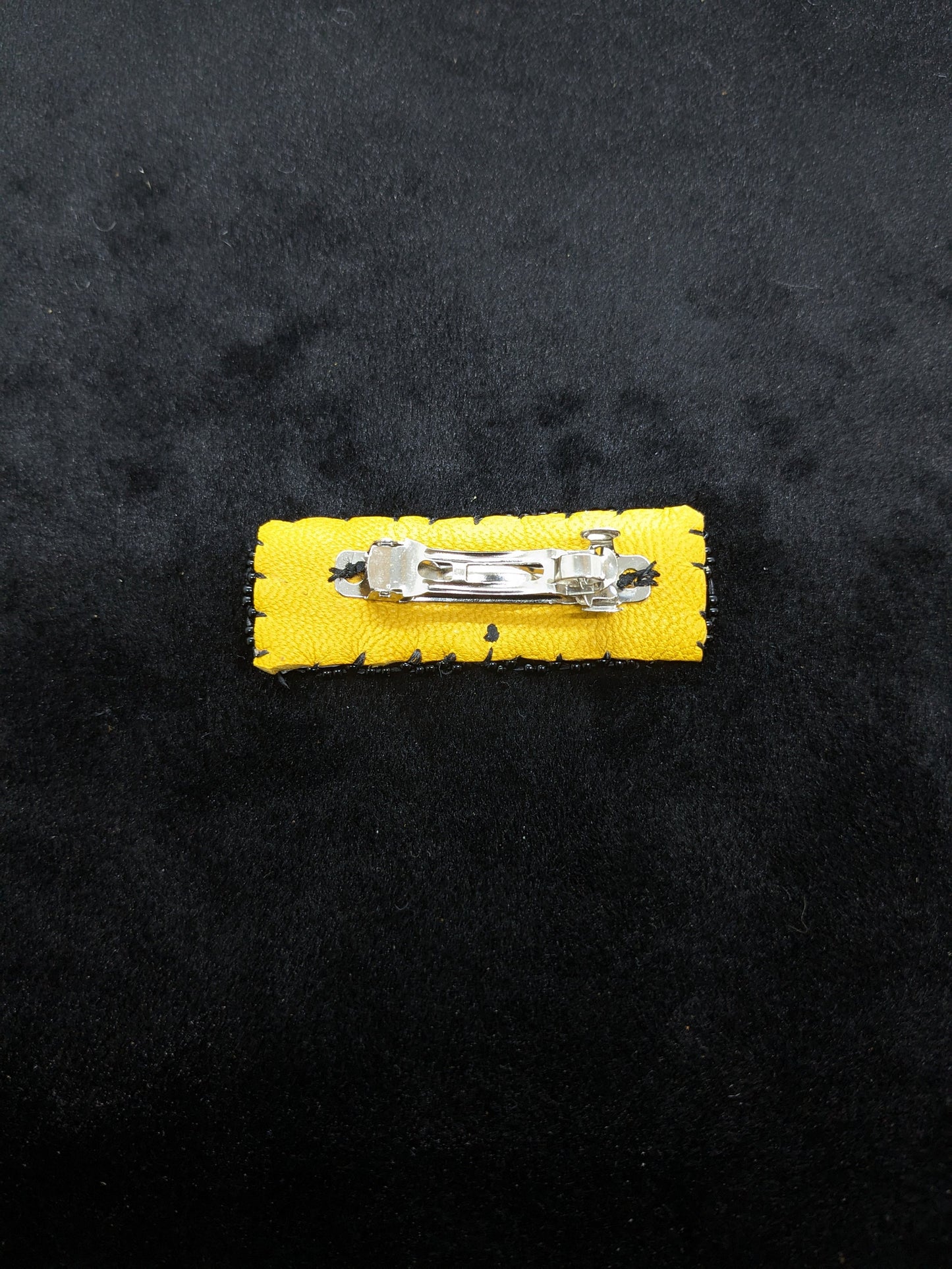 Ojibwe Beaded Hair Barrette: Handcrafted Artisan Hair Clip