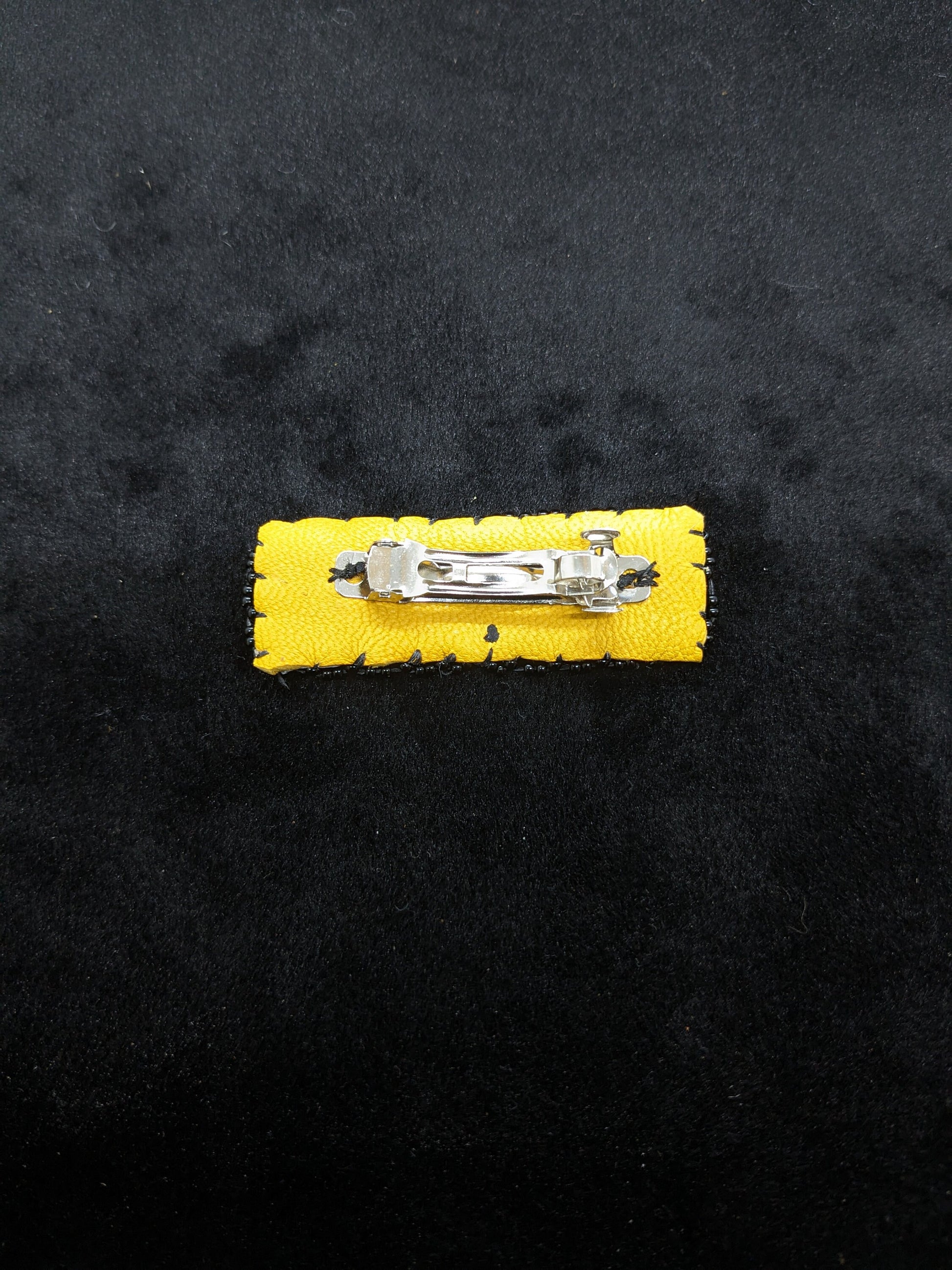 Ojibwe Beaded Hair Barrette: Handcrafted Artisan Hair Clip