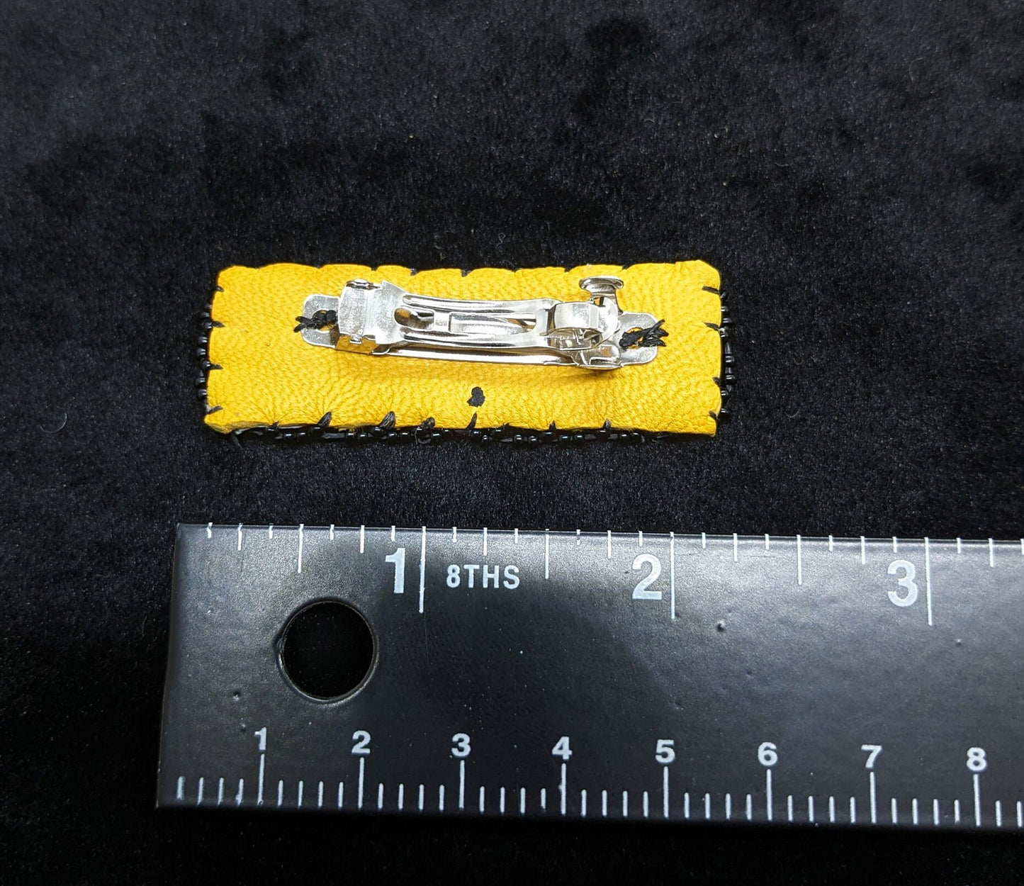 Ojibwe Beaded Hair Barrette: Handcrafted Artisan Hair Clip