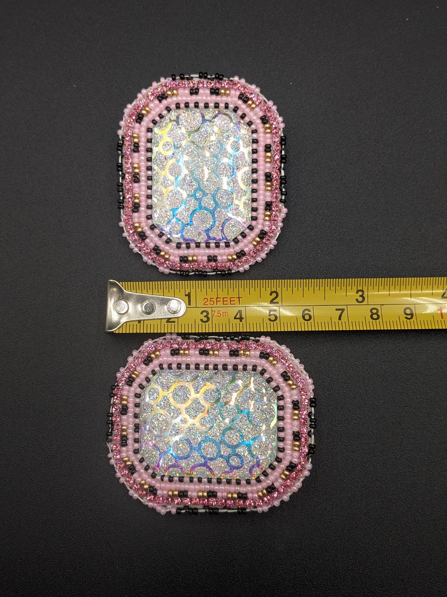 Strawberry Celebration - Hand Beaded Earrings