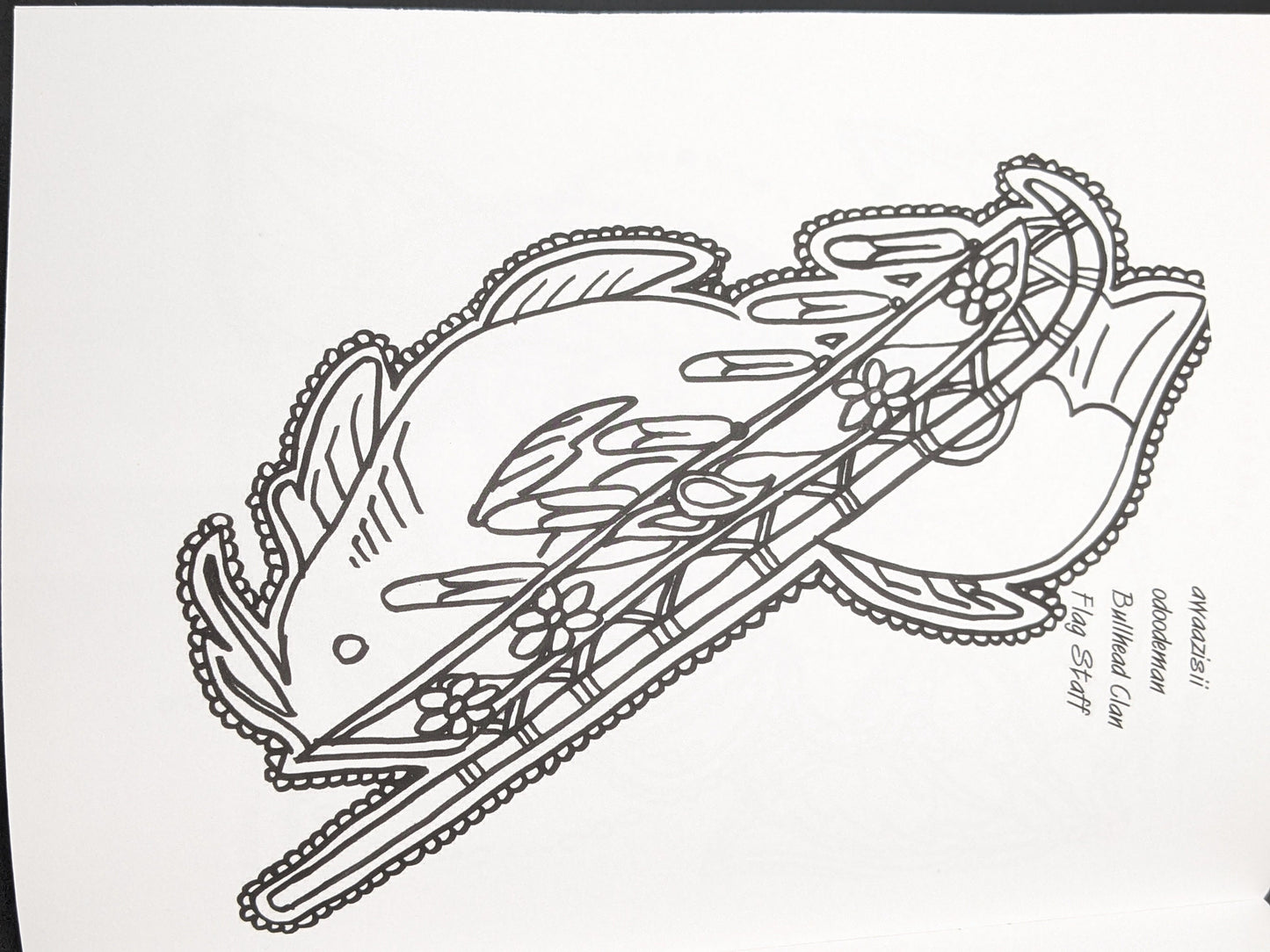 Ojibwe Art Coloring Book: Anishinaabe Traditions by David Edwards