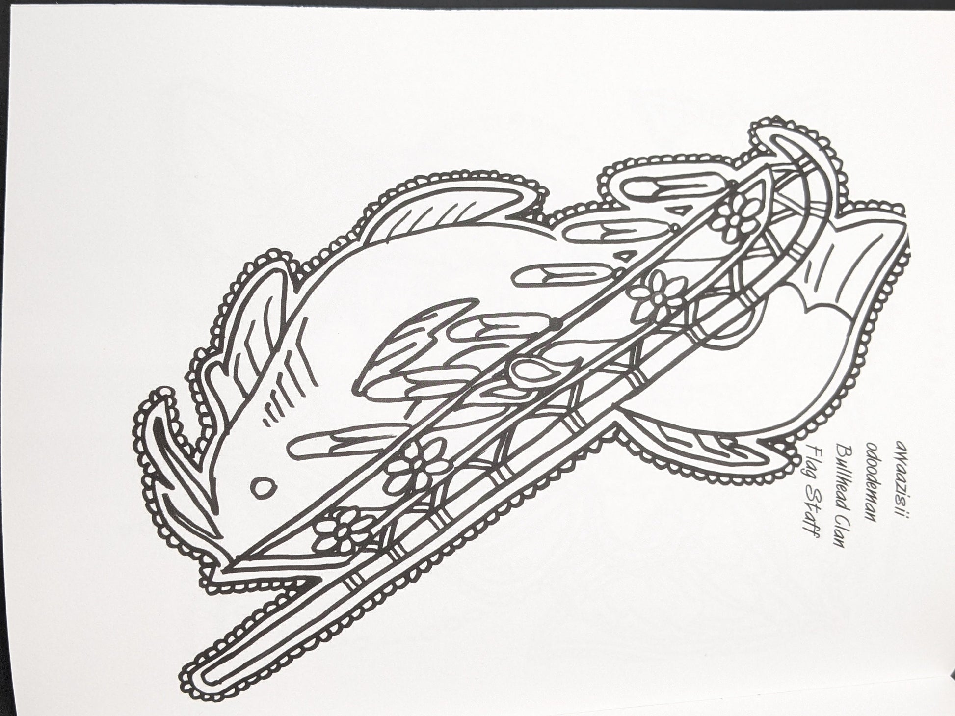 Ojibwe Art Coloring Book: Anishinaabe Traditions by David Edwards