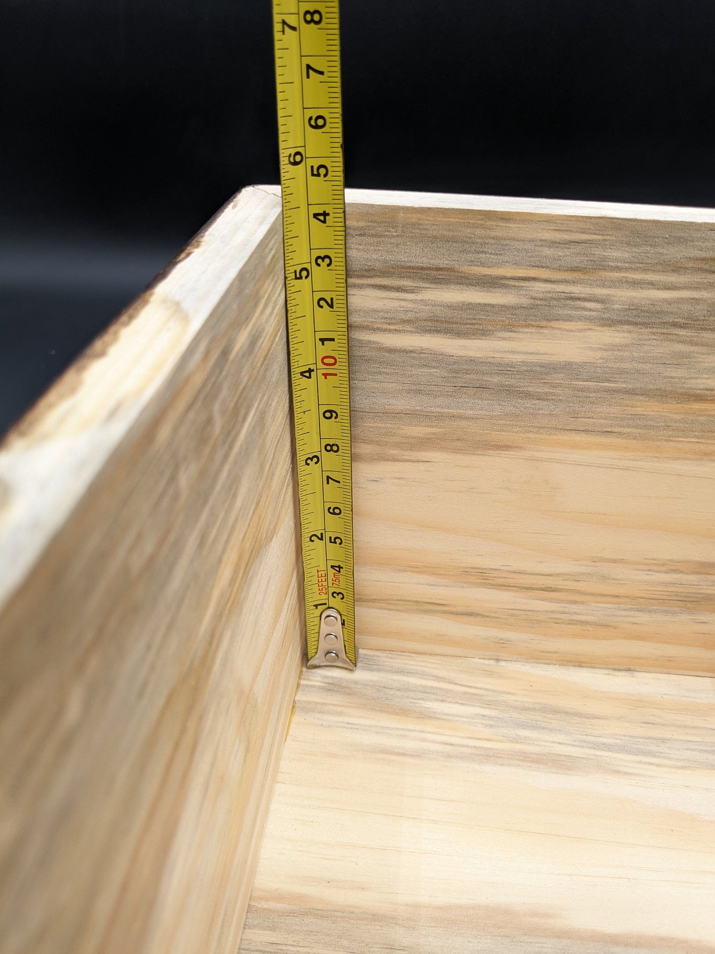 Handmade Wooden Urn: Classic Memorial Keepsake (8X8X5.5 Inches)