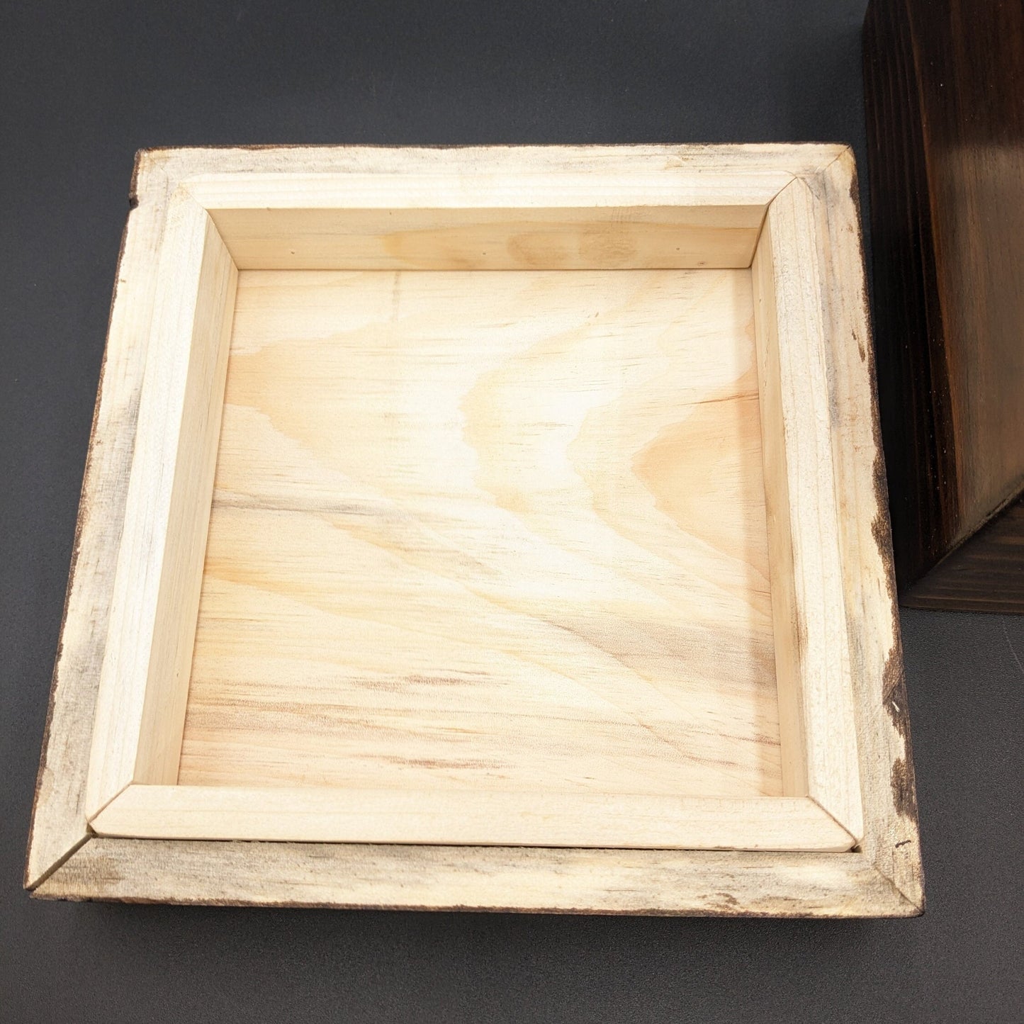 Handmade Wooden Urn: Classic Memorial Keepsake (8X8X5.5 Inches)