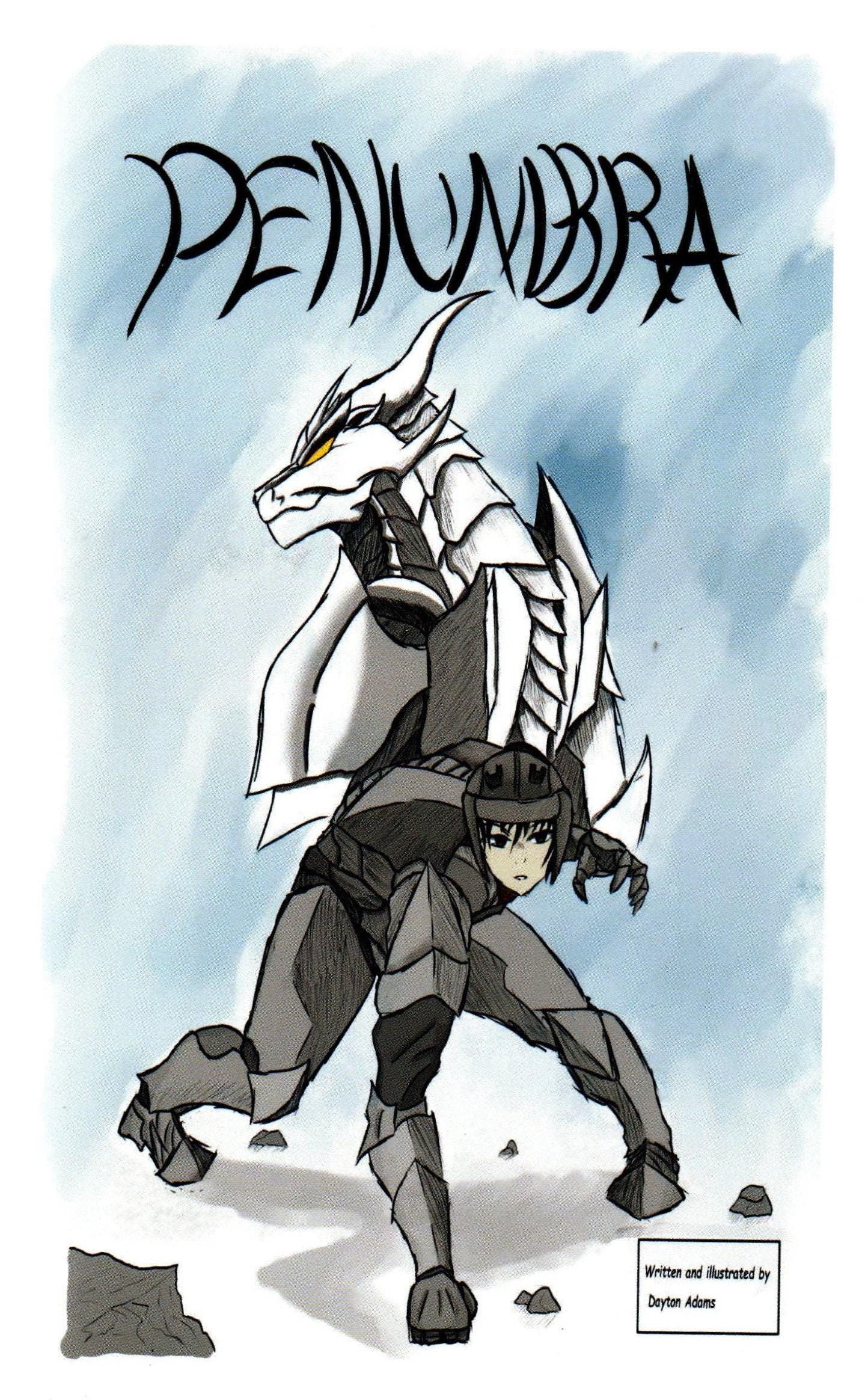 Original Graphic Novel and Action Figures set By Illustrator, Author and Sculptor, Dayton Adams: "Penumbra", A Manga Style Graphic Novel