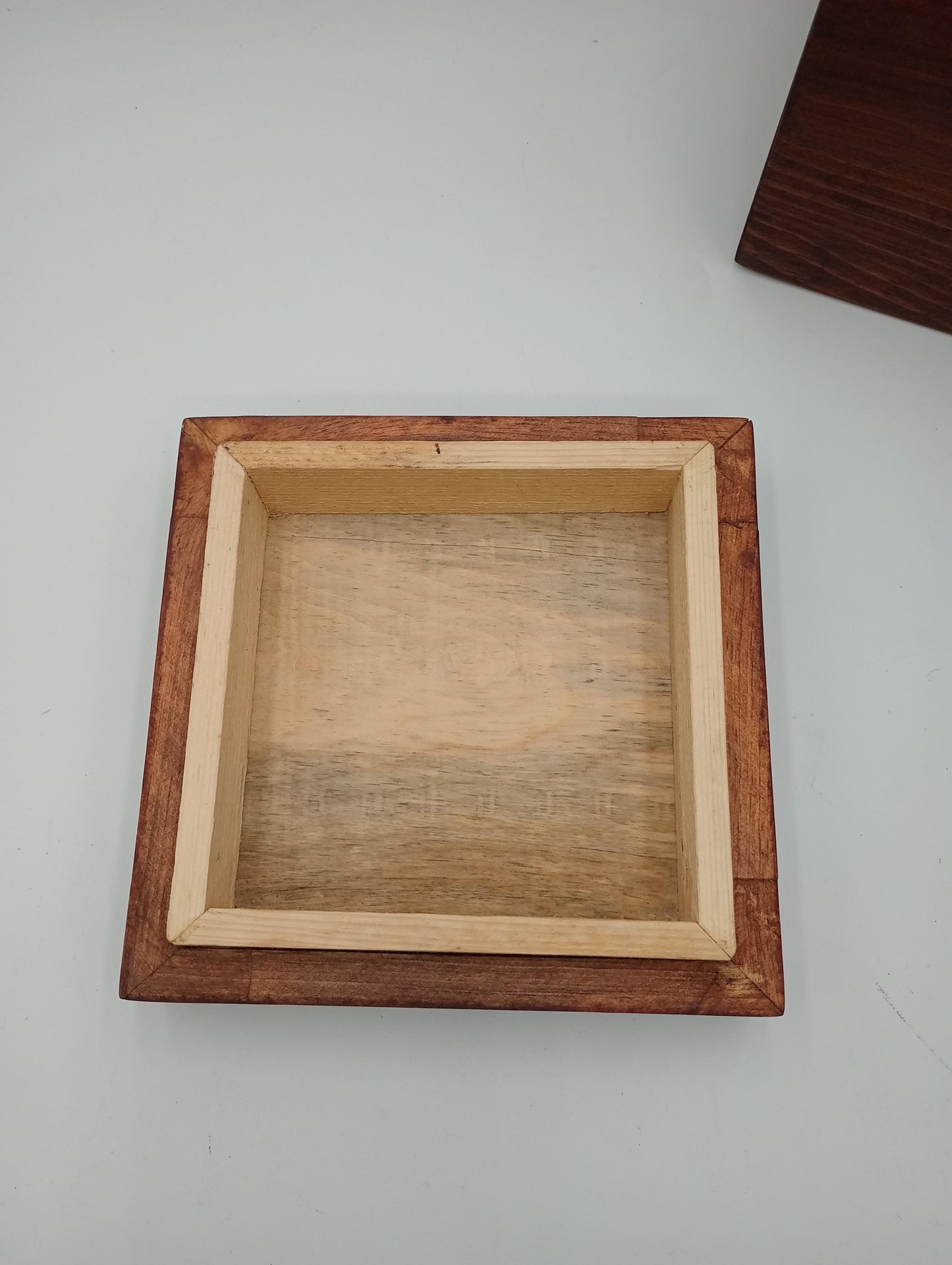 Handcrafted Wooden Urn: Tribal Artisan Design