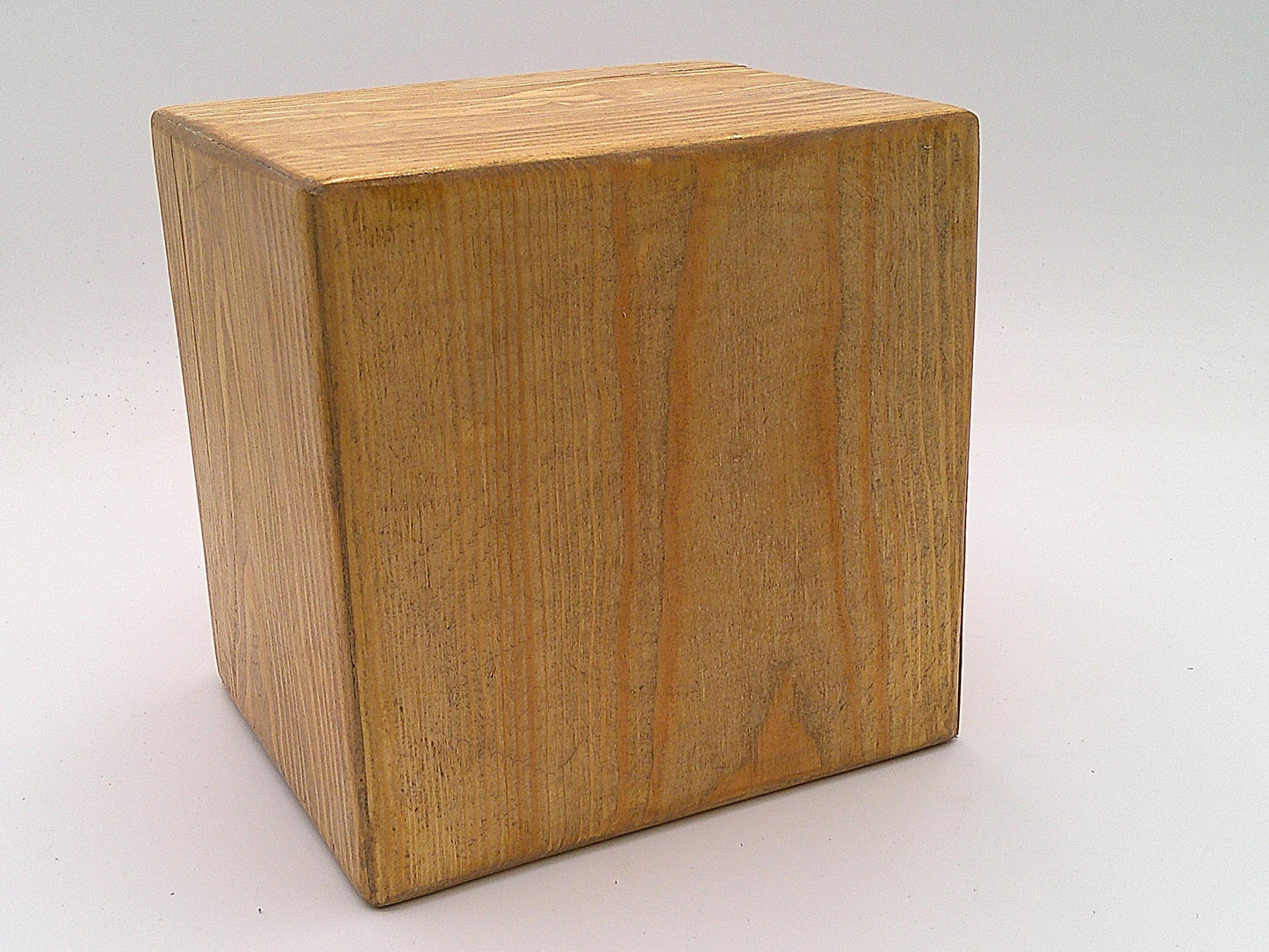 Handcrafted Wooden Urn: Tribal Artisan Design