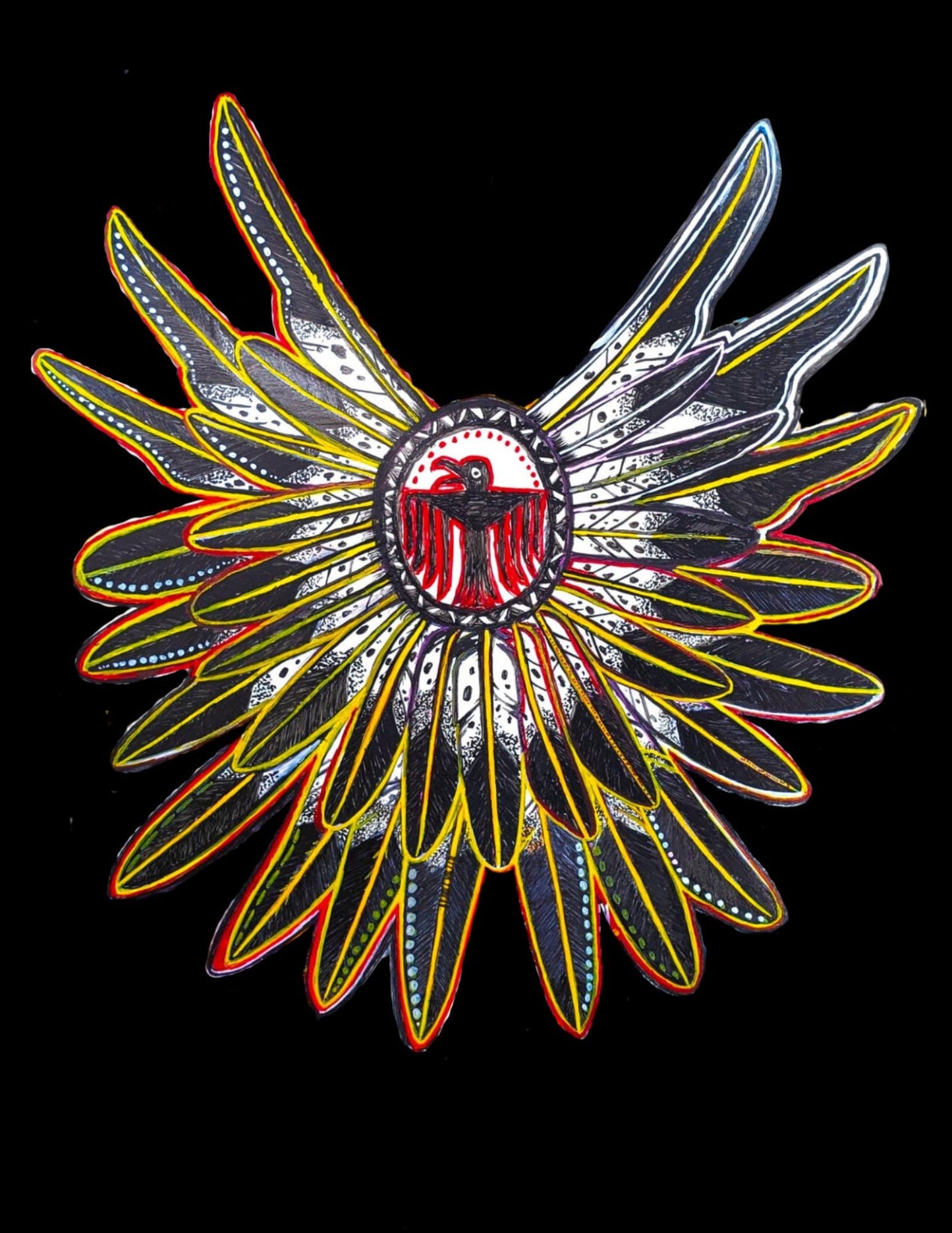 Ojibwe Artist T-Shirt – Original Indigenous Artwork, Heavyweight Cotton