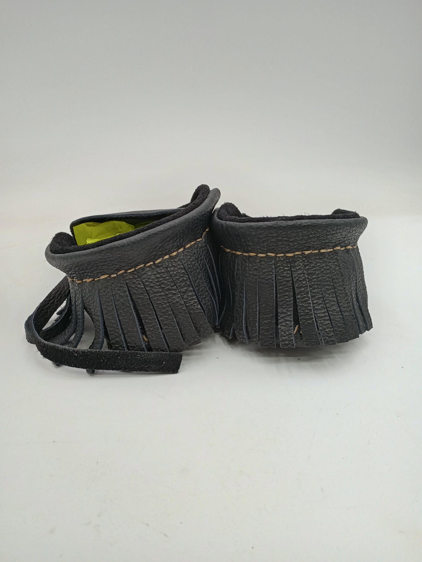 Hand Sewn Beaded Leather Moccasins: Ojibwe Made