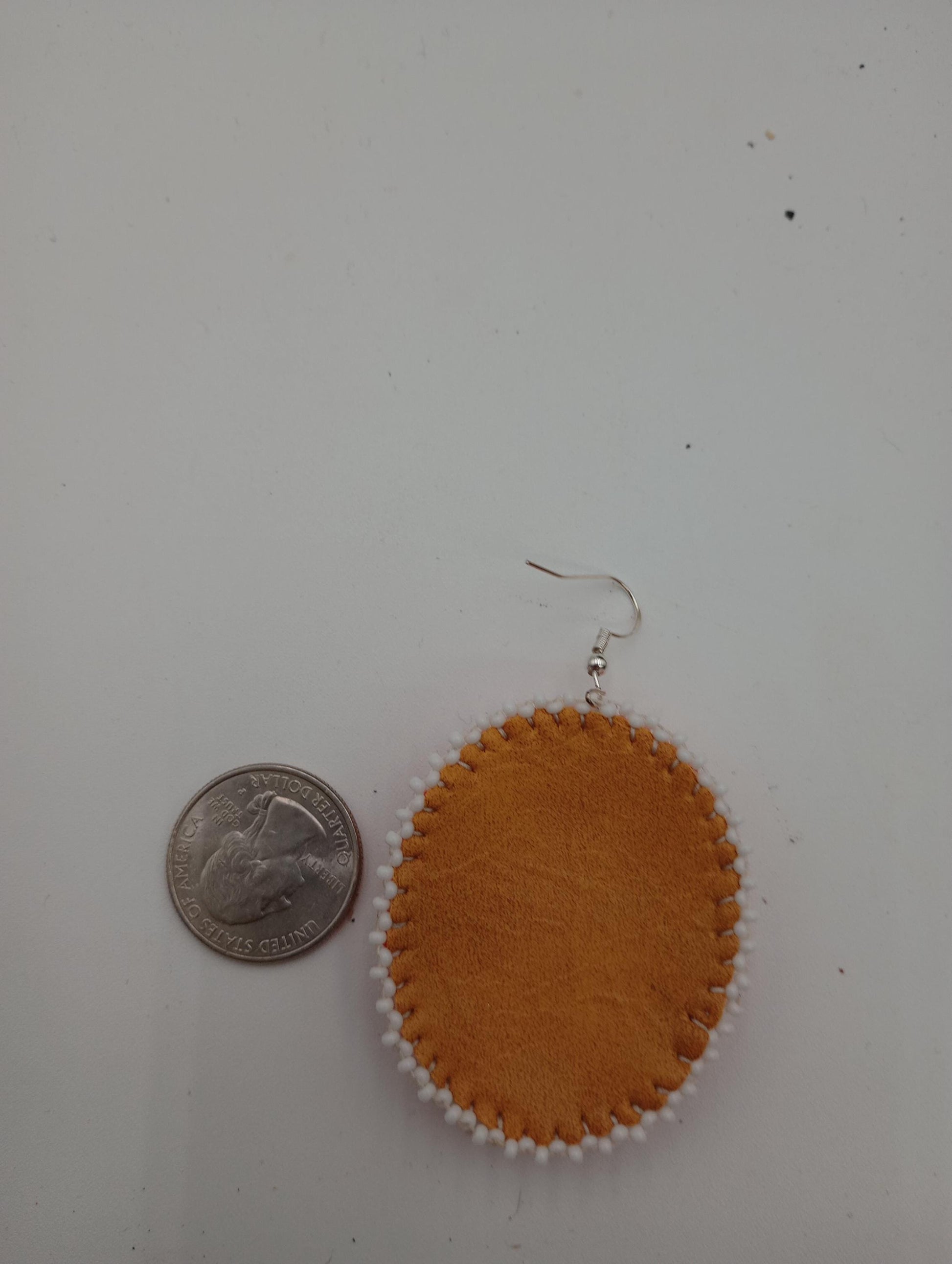 Hand Beaded Earrings: Anishinaabe/Ojibwe Beadwork, Hypoallergenic Hooks