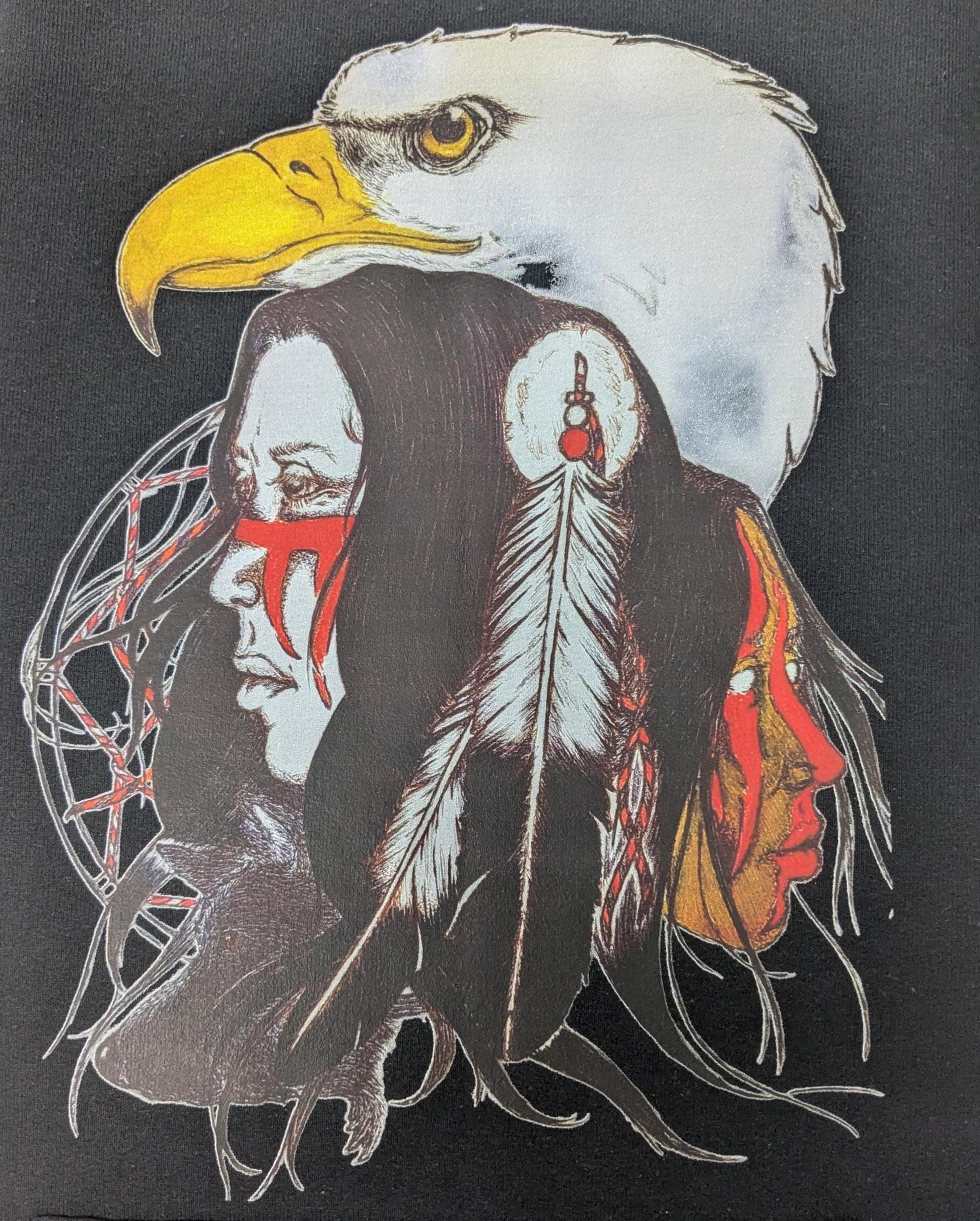 Ojibwe Artist David Edwards Hoodie: Indigenous Art Sweatshirt