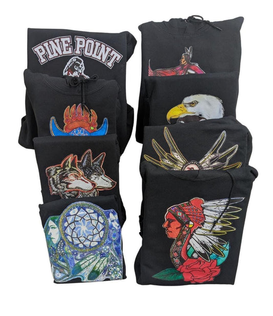 Ojibwe Artist David Edwards Hoodie: Indigenous Art Sweatshirt