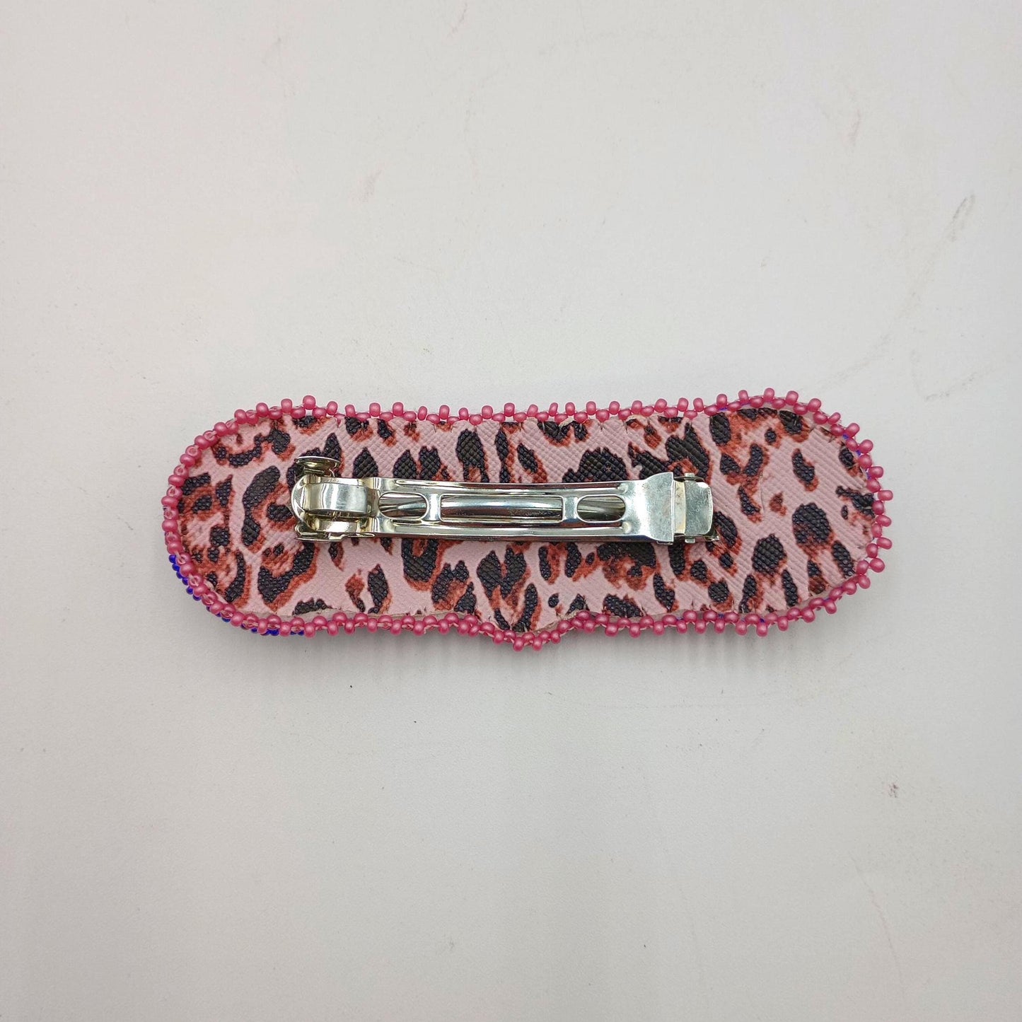 Hand Beaded Barrette Ojibwe Anishinaabe Made