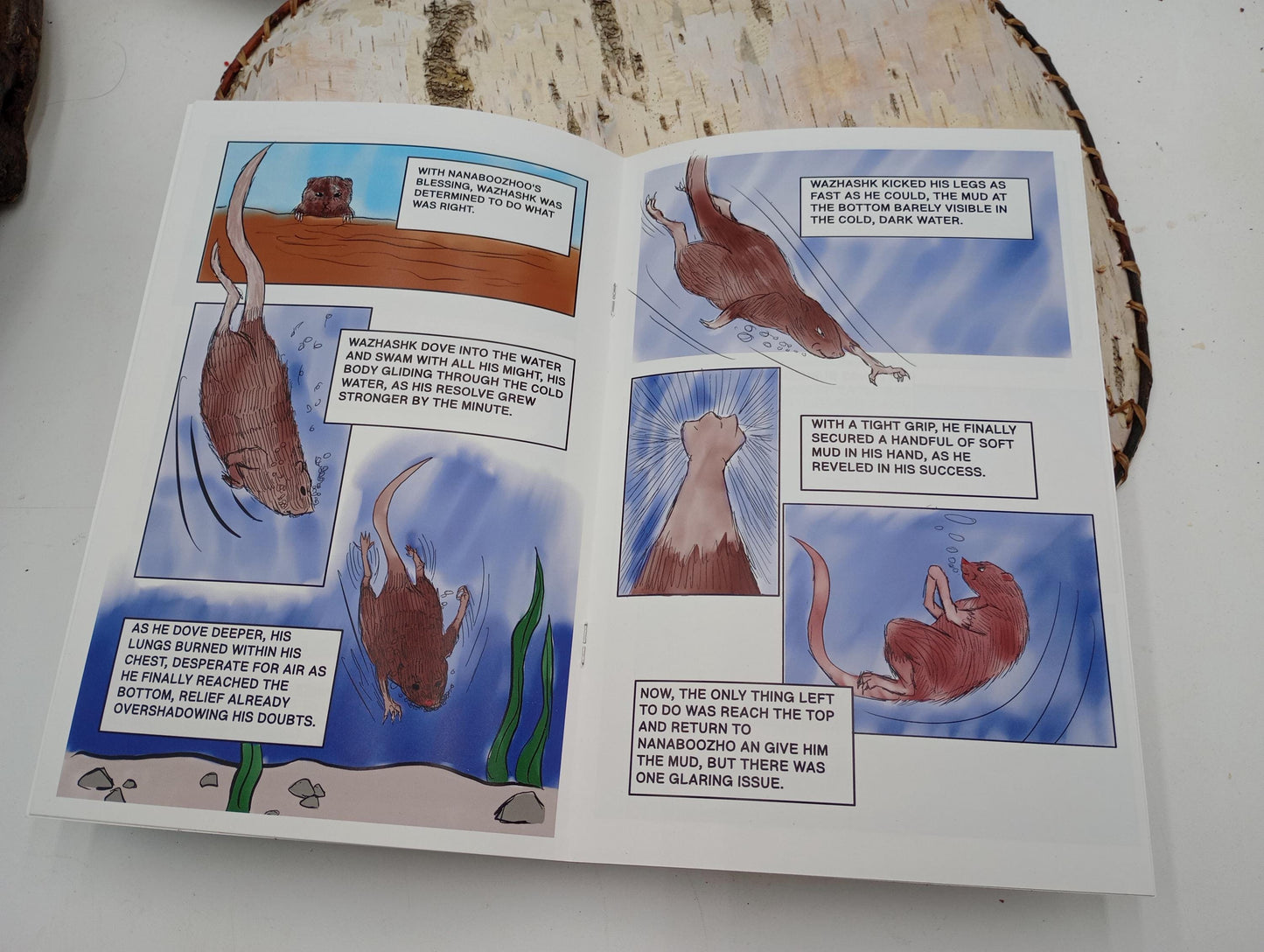 The Creation Story; An Ojibwe Tale - Original Short Graphic Novel by Dayton Adams