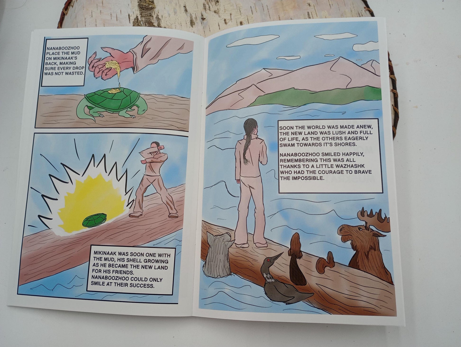 The Creation Story; An Ojibwe Tale - Original Short Graphic Novel by Dayton Adams