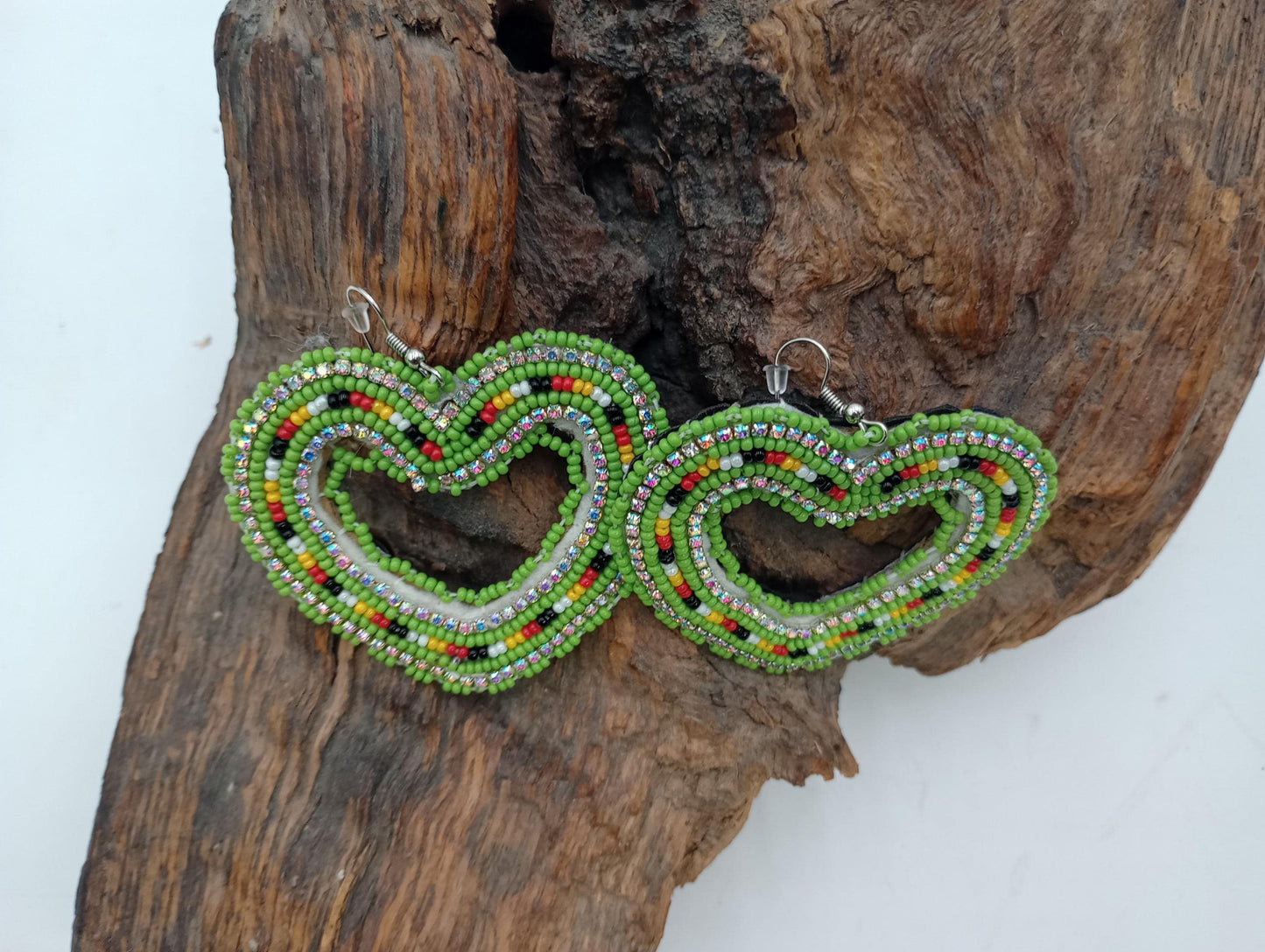 Handmade Beaded Earrings: Anishinaabe/Ojibwe Beadwork