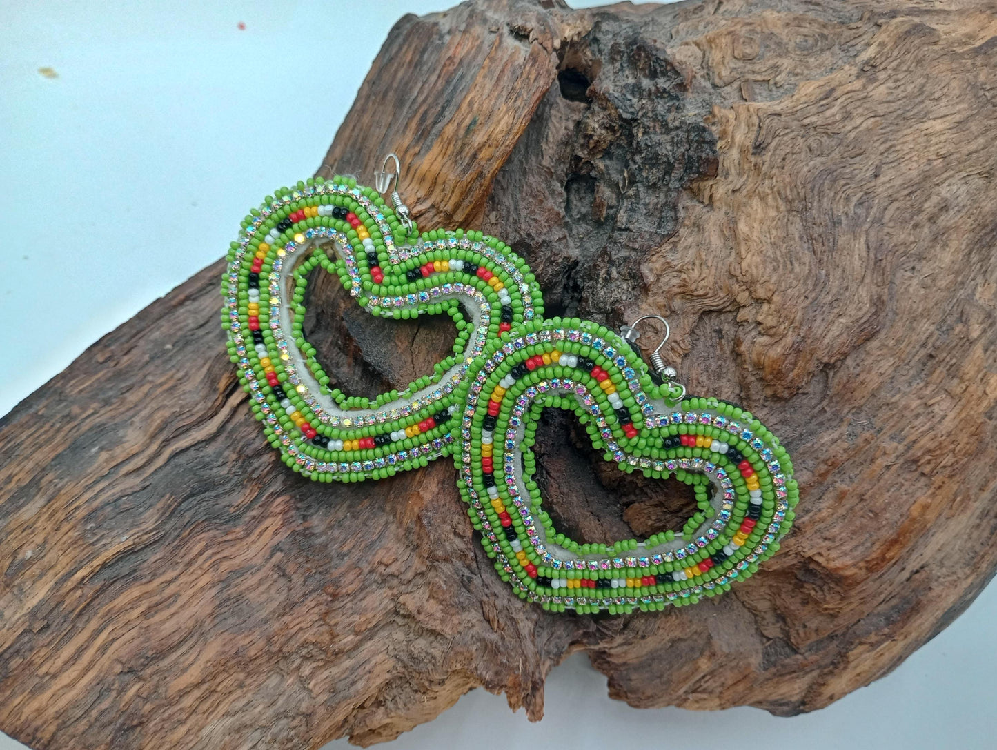 Handmade Beaded Earrings: Anishinaabe/Ojibwe Beadwork