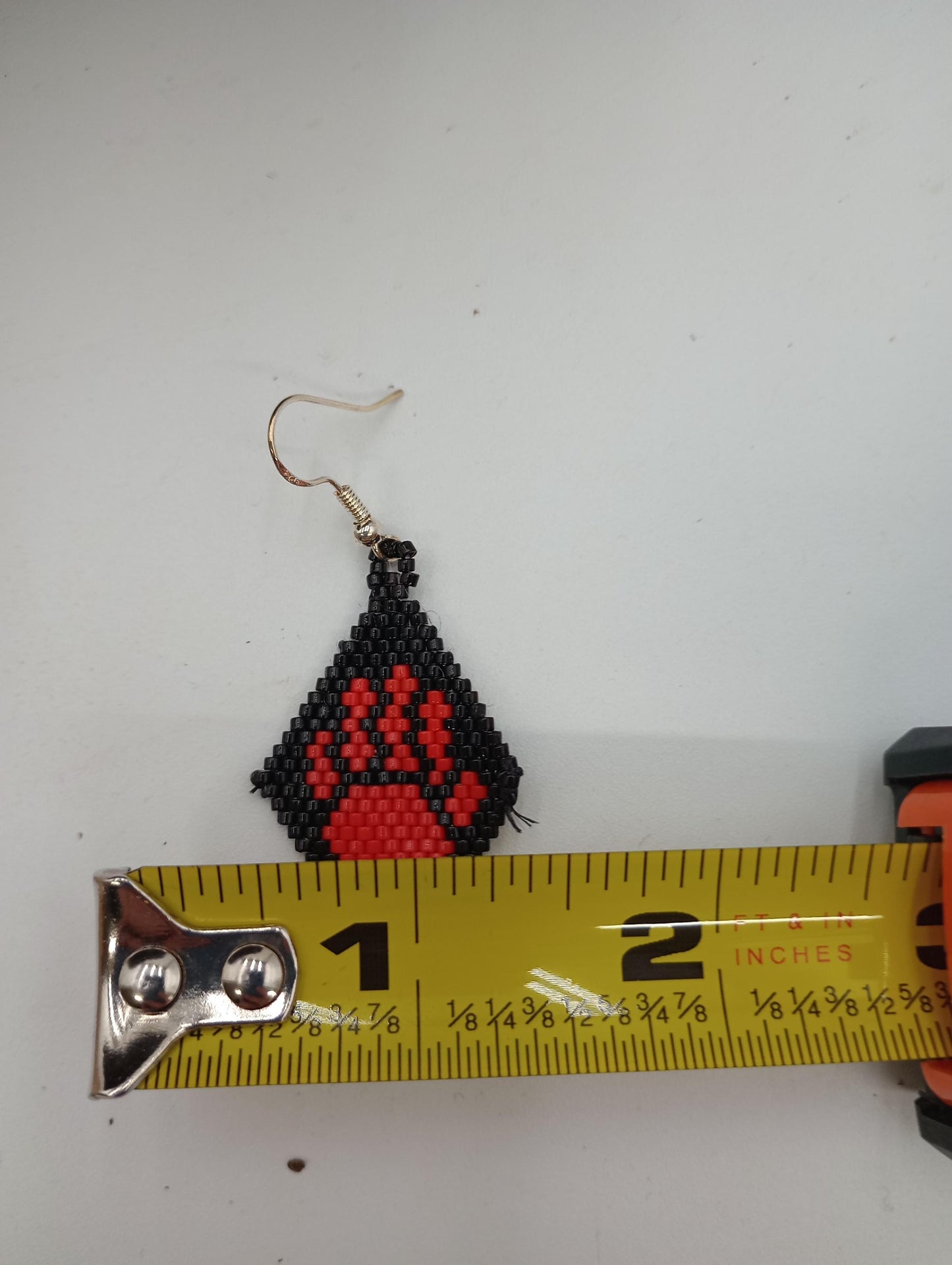 Authentic MMIW hand earrings -Handmade/Ojibwe