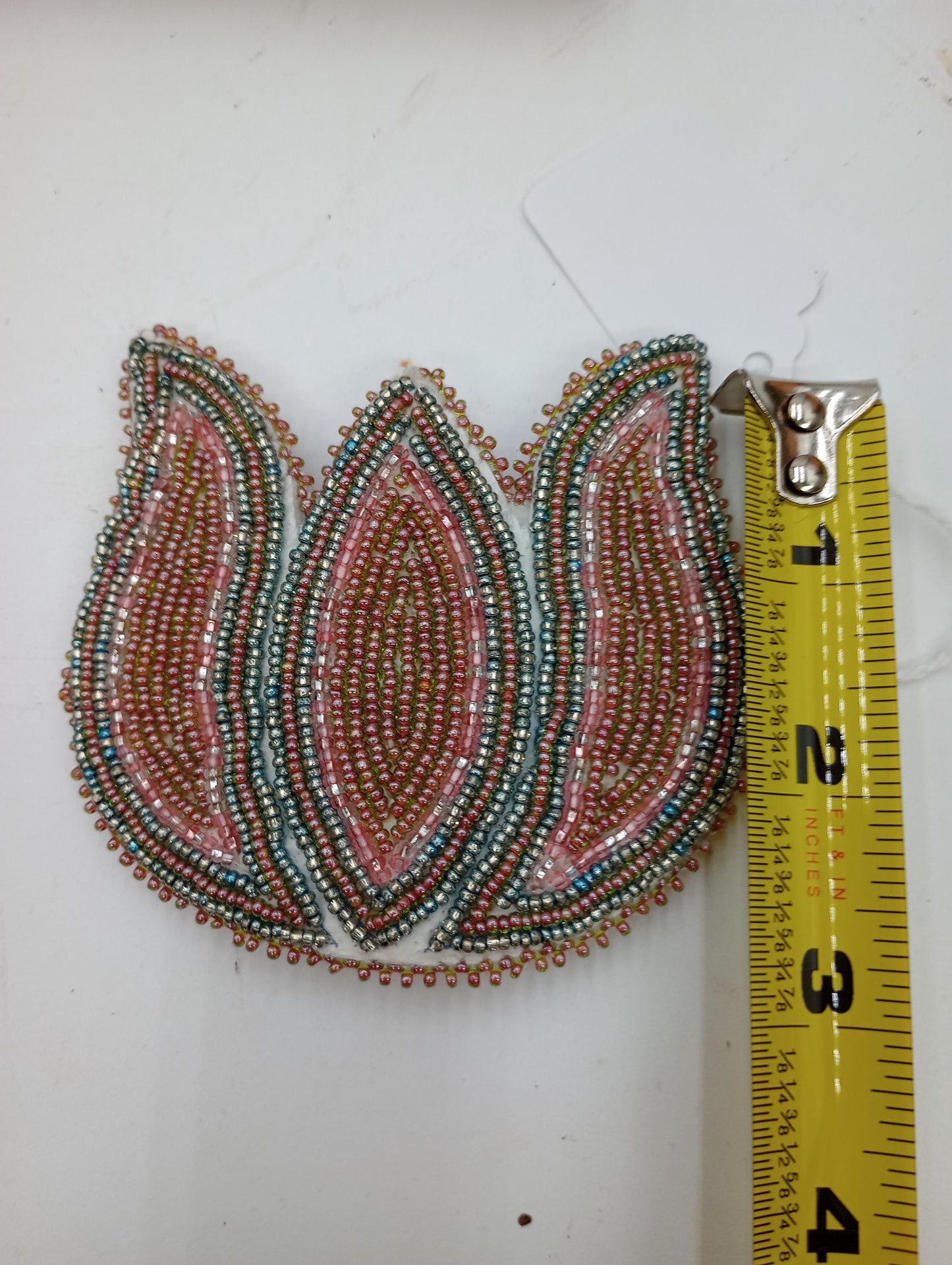 Beautiful Barrette by Anishinaabe/Ojibwe Bead Artist- Free Shipping