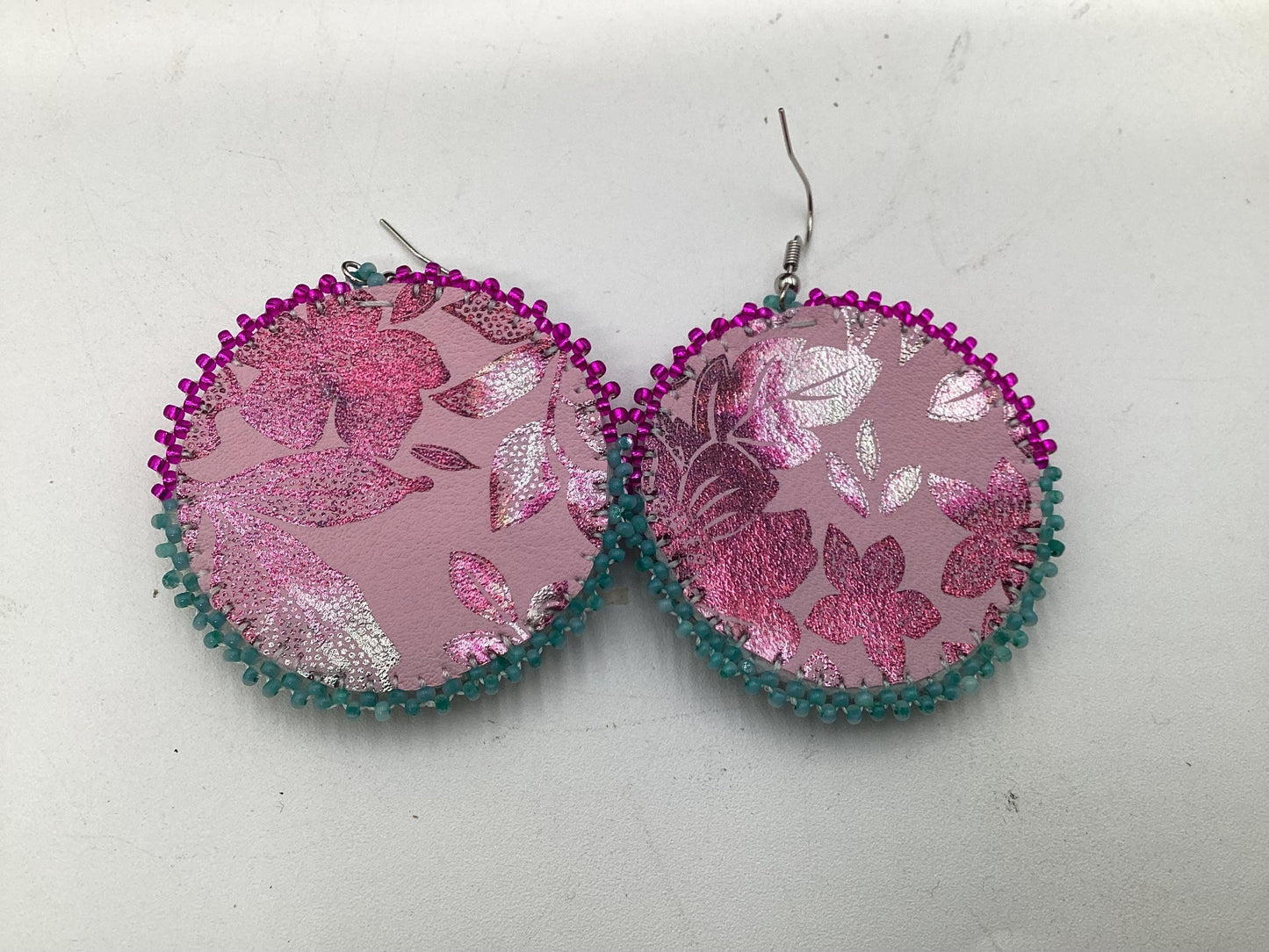 Handmade Beaded Earrings: Anishinaabe Ojibwe Beadwork