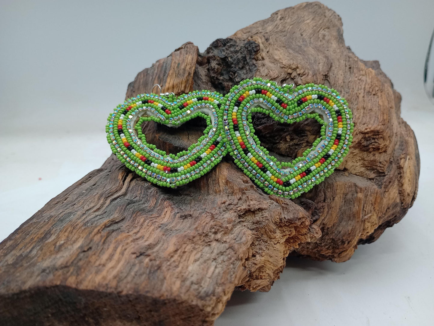 Handmade Beaded Earrings: Anishinaabe/Ojibwe Beadwork