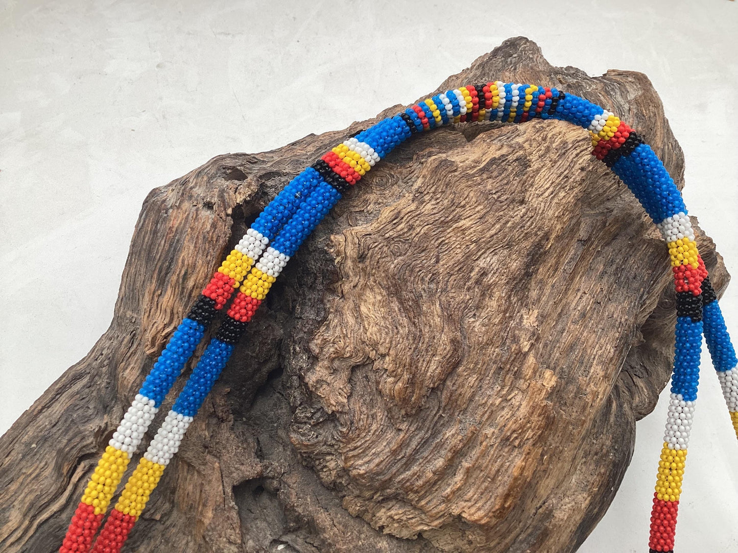 Keychain - Hand Beaded - Anishinaabe/Ojibway Made- Free Shipping