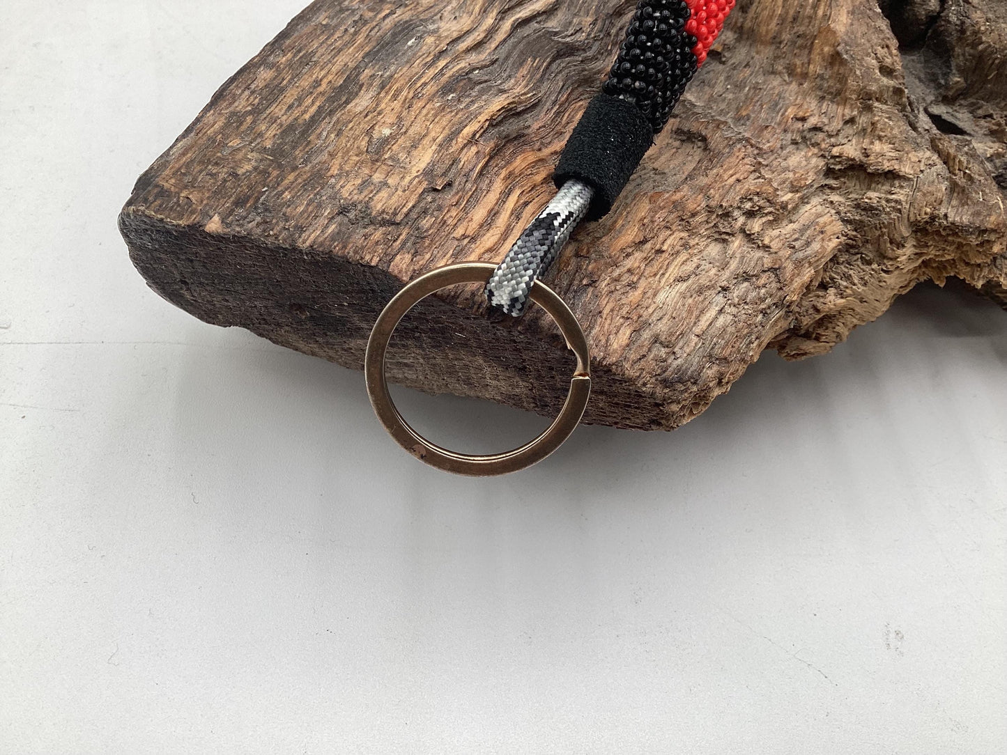 Keychain - Hand Beaded - Anishinaabe/Ojibway Made- Free Shipping