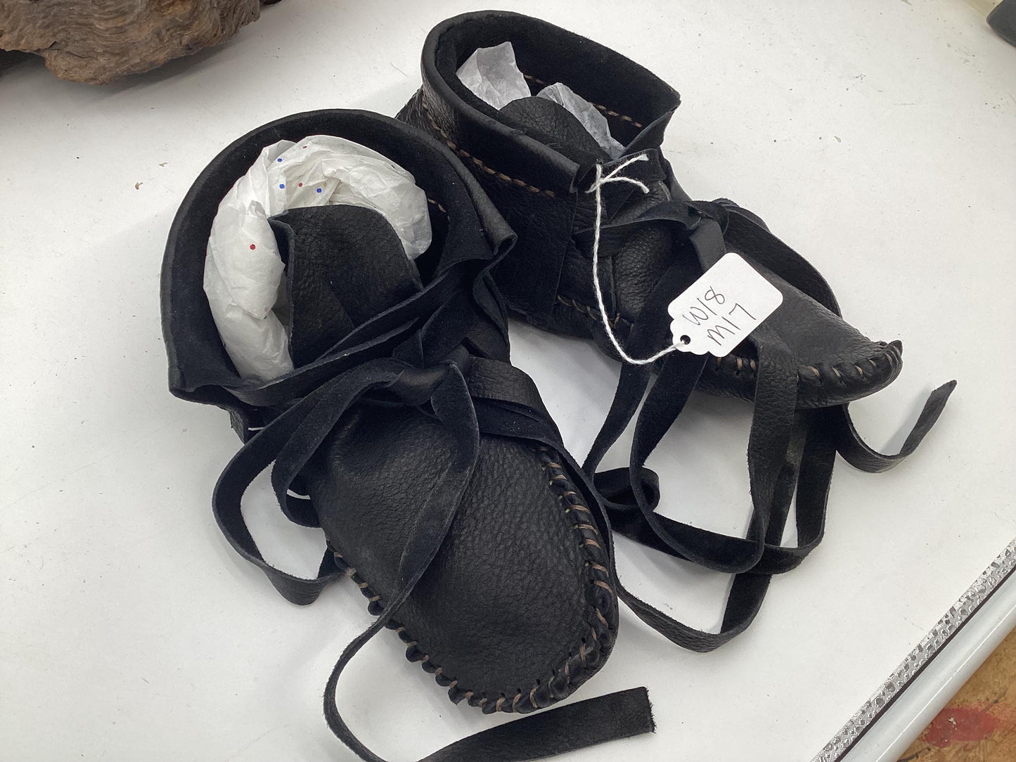 Anishinaabe/Ojibwe Handmade Leather Moccasins - Free Shipping