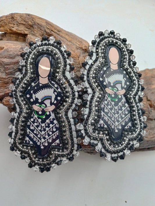 Jingle Dress Dancer beaded earrings