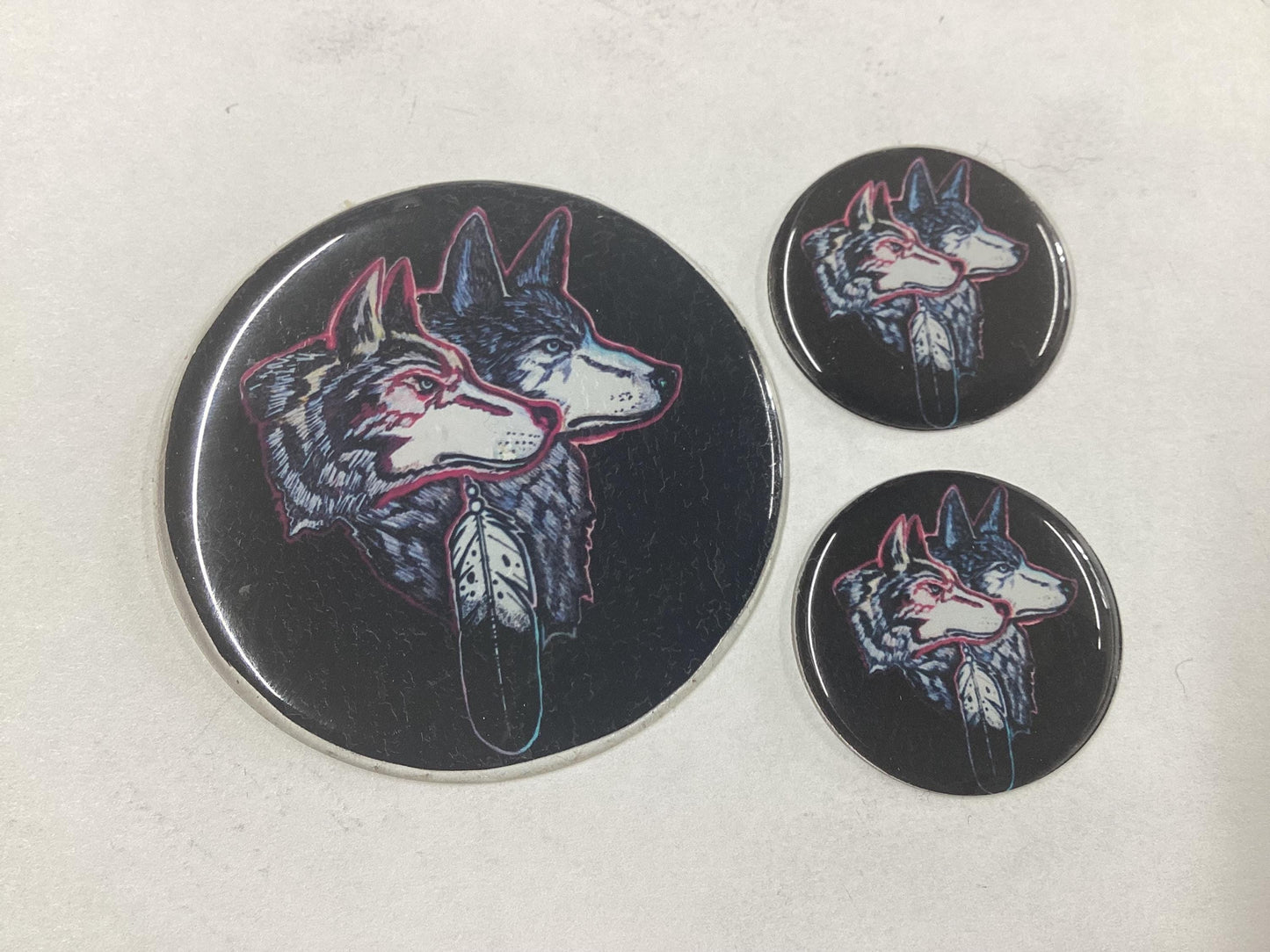 Hand Crafted Epoxy Medallion And Earring Sets - Tribal Artisan Design - 3 Sets Per Order