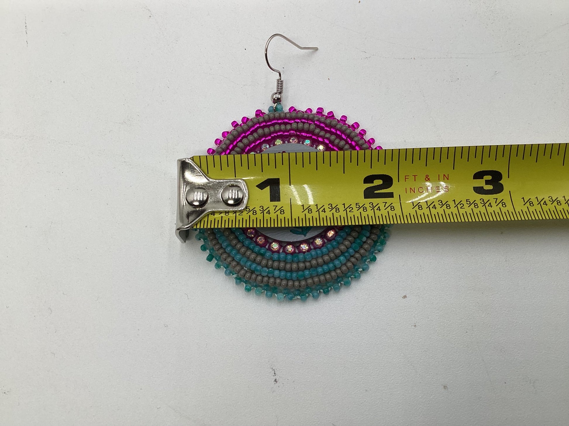 Handmade Beaded Earrings: Anishinaabe Ojibwe Beadwork