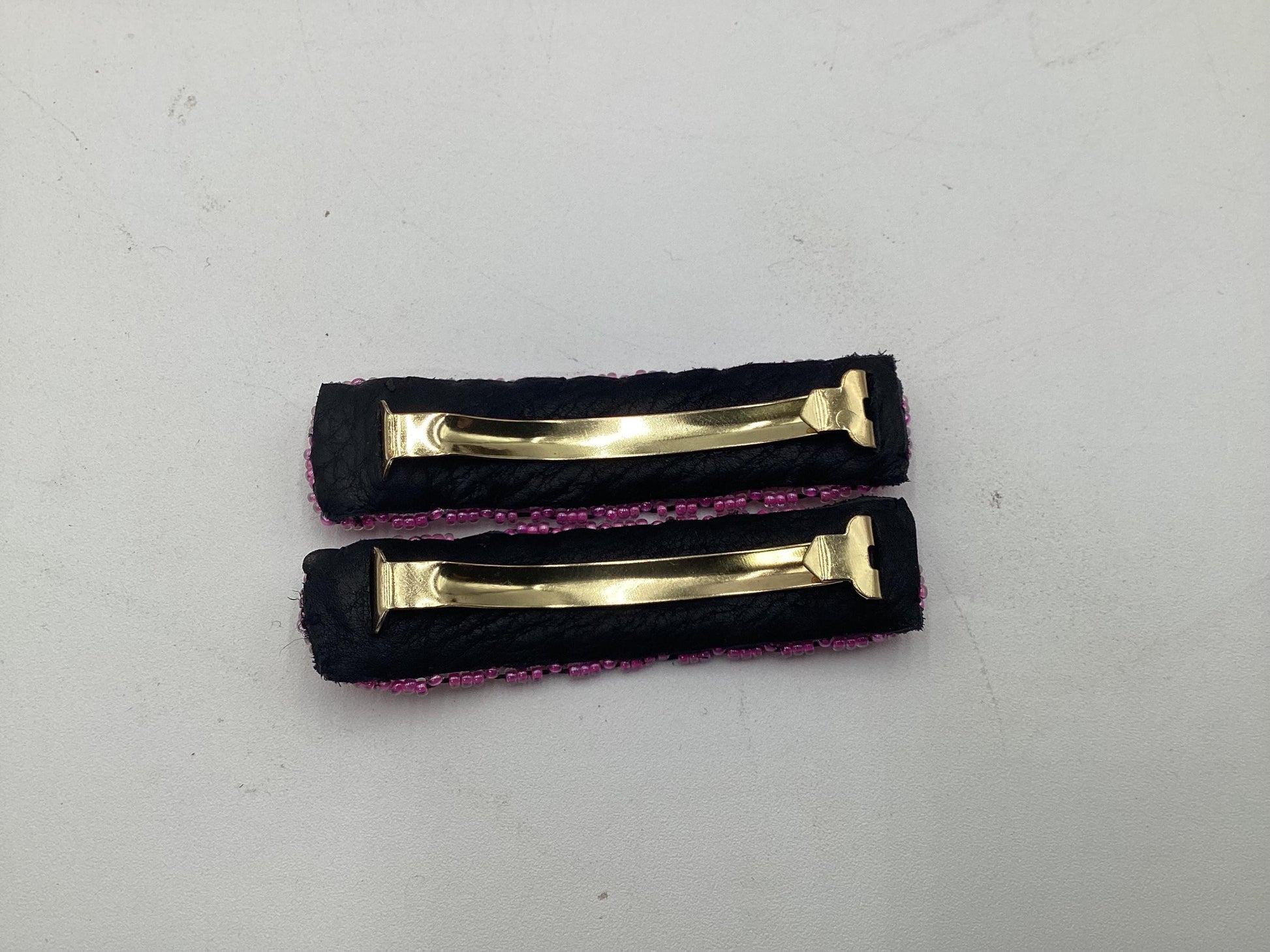 3 Inch Hand Beaded Hair Barrette - Ojibwe/Anishinaabe Made - Free shipping