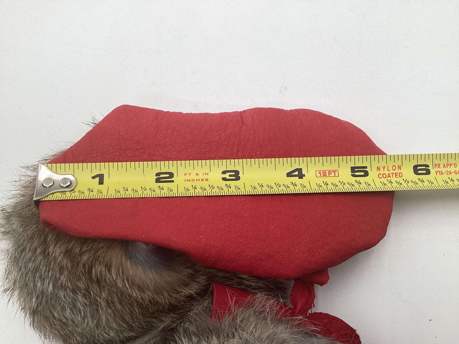 Handmade Baby Leather Red Moccasins – Ojibwe Anishinaabe Pucker Toe Style