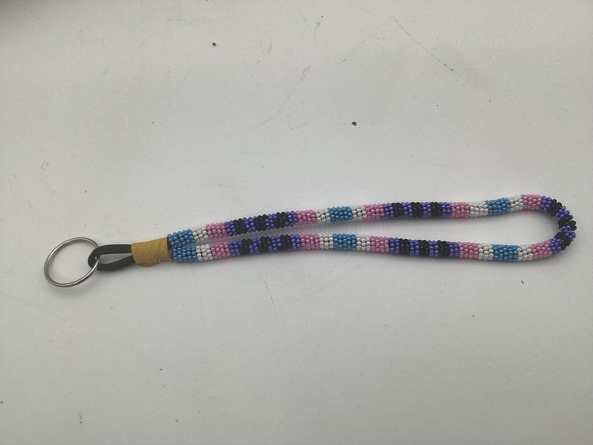 Hand Beaded Lanyard - Ojibwe/Anishinaabe Made - Free Shipping