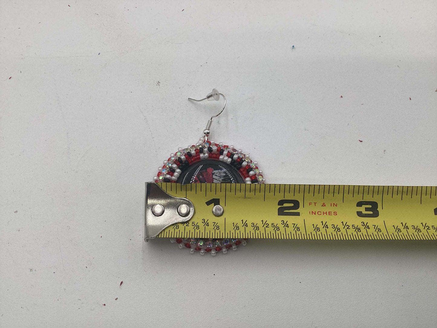 Hand Beaded Indigenous Earrings: Anishinaabe/Ojibwe Beadwork