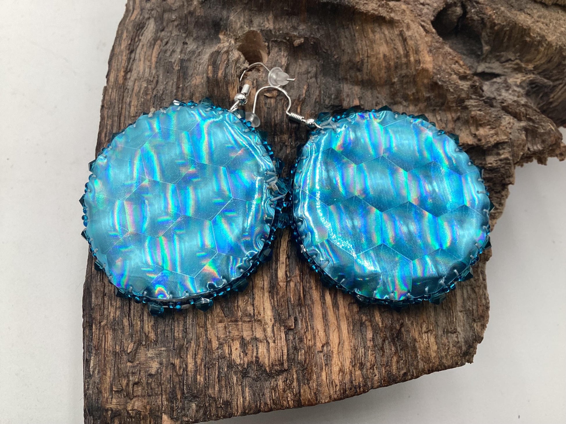 Hand Beaded Earrings: Anishinaabe/Ojibwe Beadwork