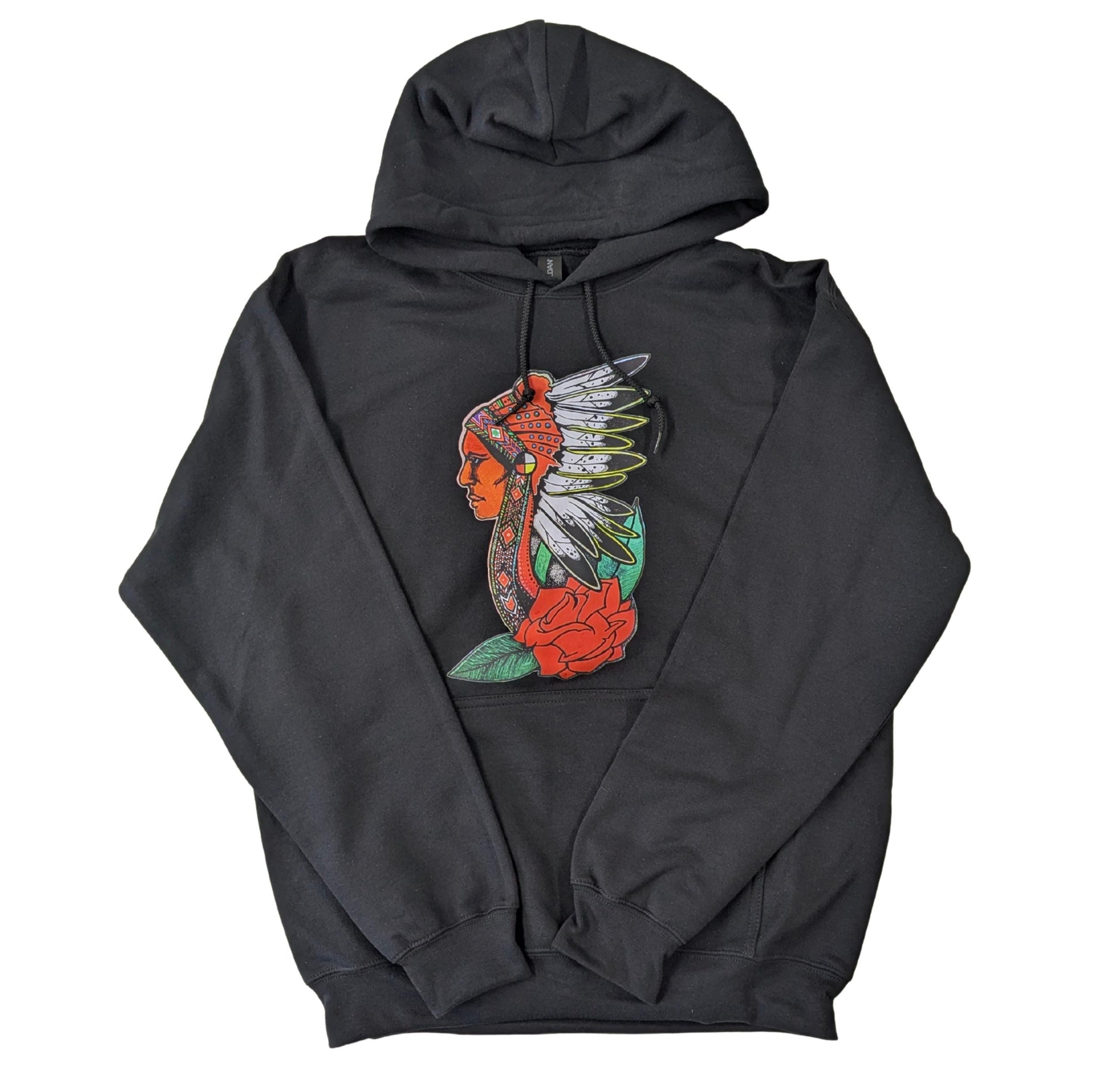 NEW - Ojibwe Artist David Edwards Hoodies: Indigenous Art Sweatshirts