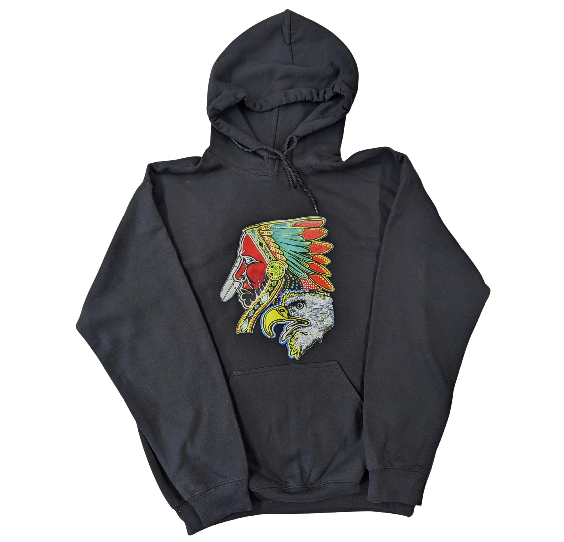 NEW - Ojibwe Artist David Edwards Hoodies: Indigenous Art Sweatshirts