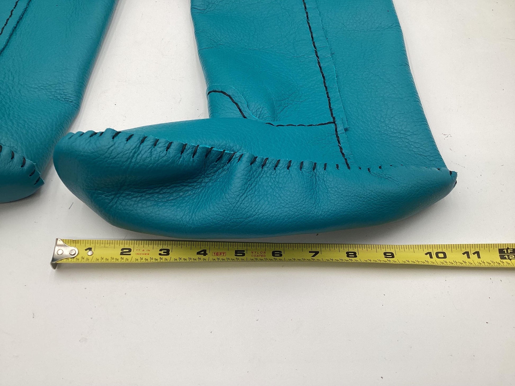 Anishinaabe Ojibwe Handmade Blue Leather Moccasin Boots –