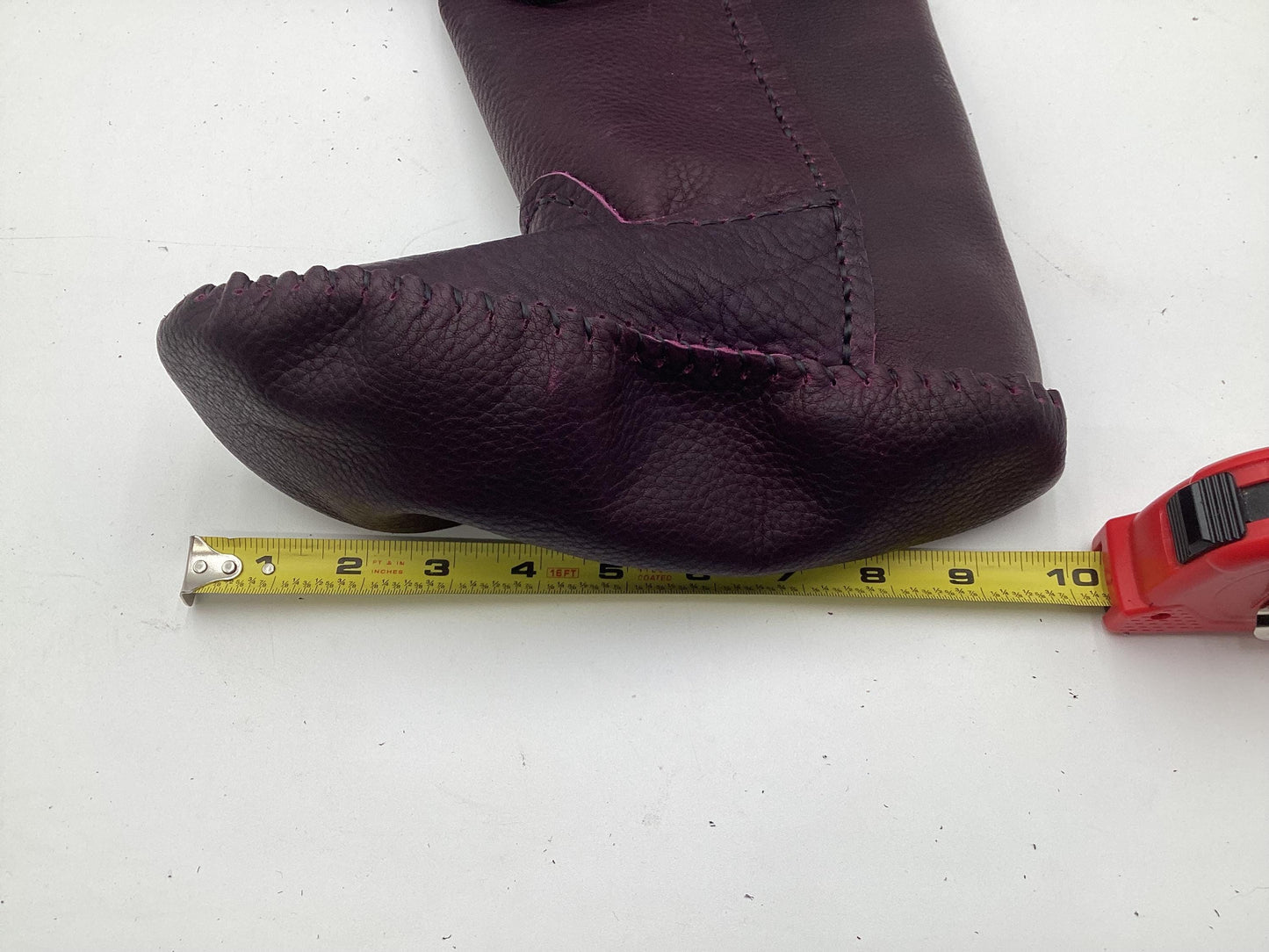 Anishinaabe Ojibwe Handmade Purple Leather Moccasin Boots –